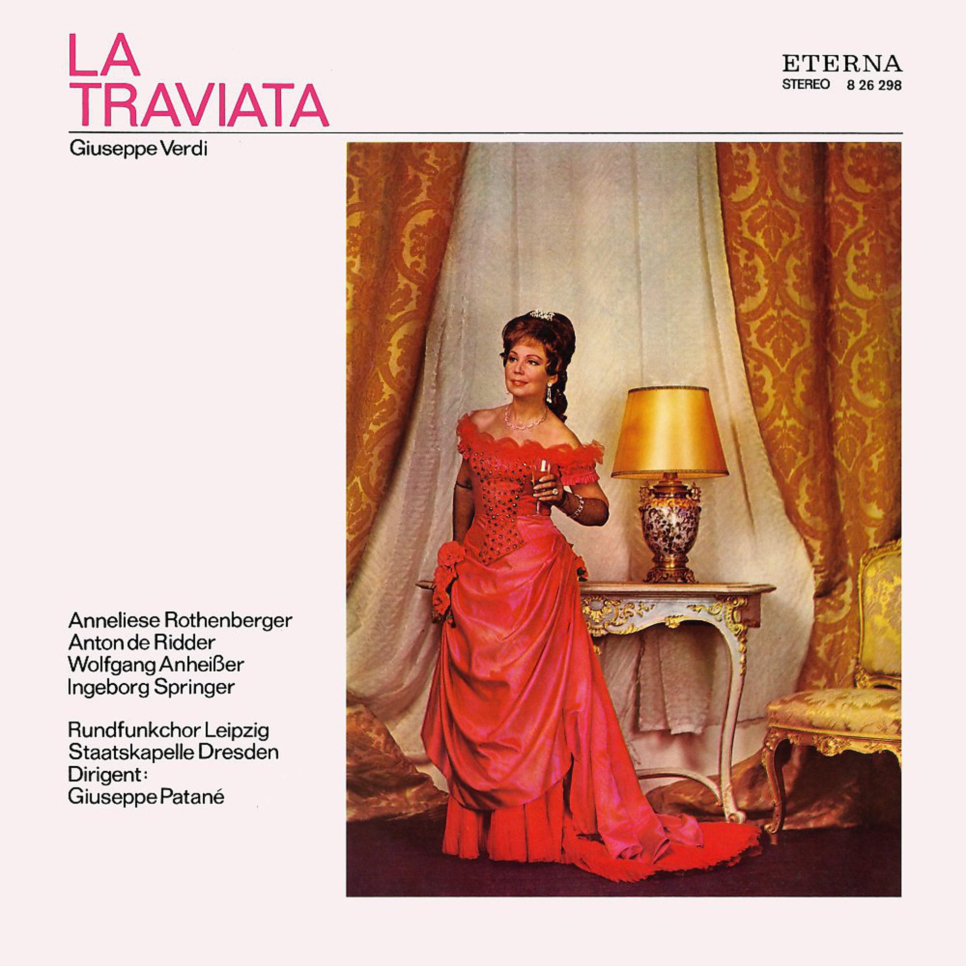 Постер альбома Verdi: La Traviata (Highlights - Sung in German)