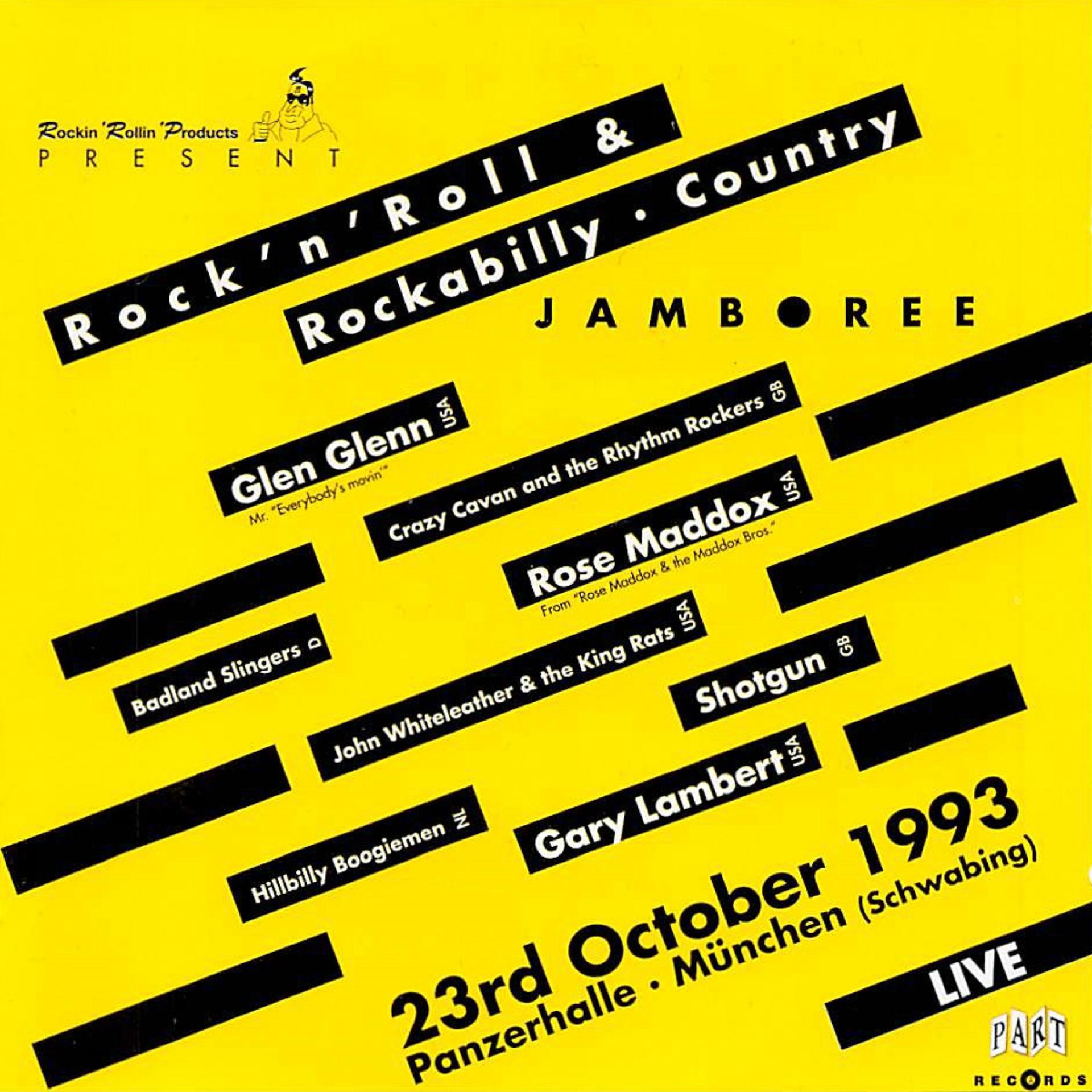 Постер альбома Rock'n'roll & Rockabilly - Country Jamboree 23rd October 1993 (Live)