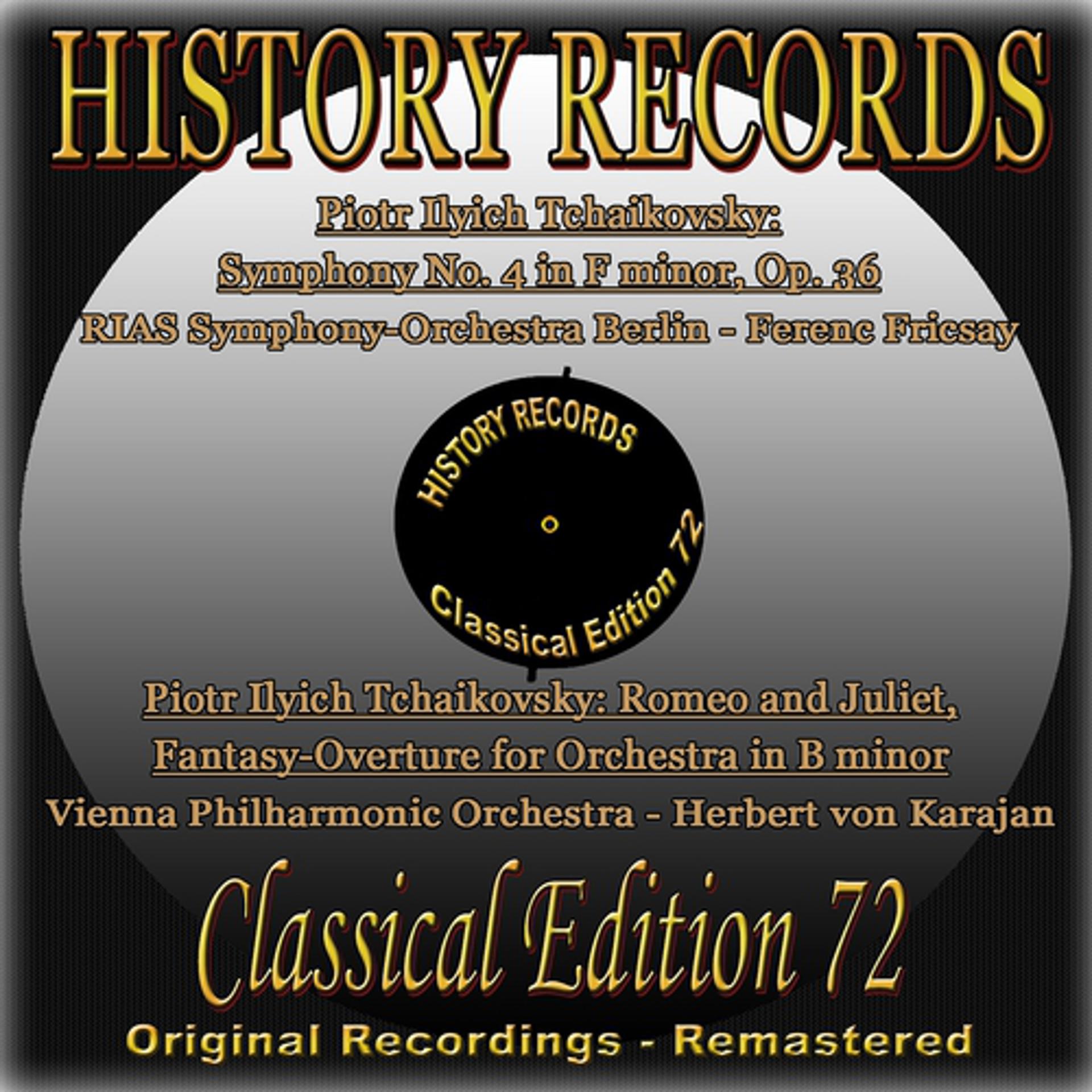 Постер альбома History Records - Classical Edition 72 (Original Recordings - Remastered)