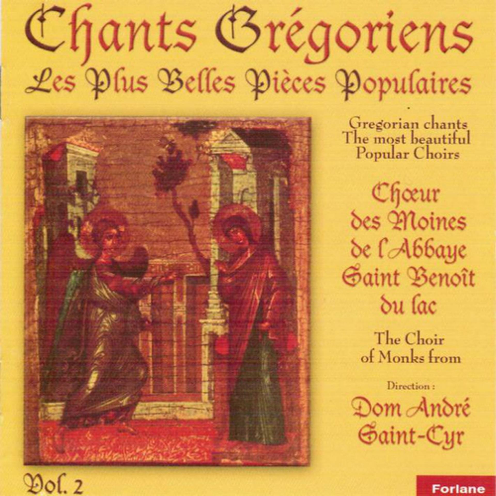 Постер альбома Chants grégoriens: Les plus belles pièces populaires, vol. 2