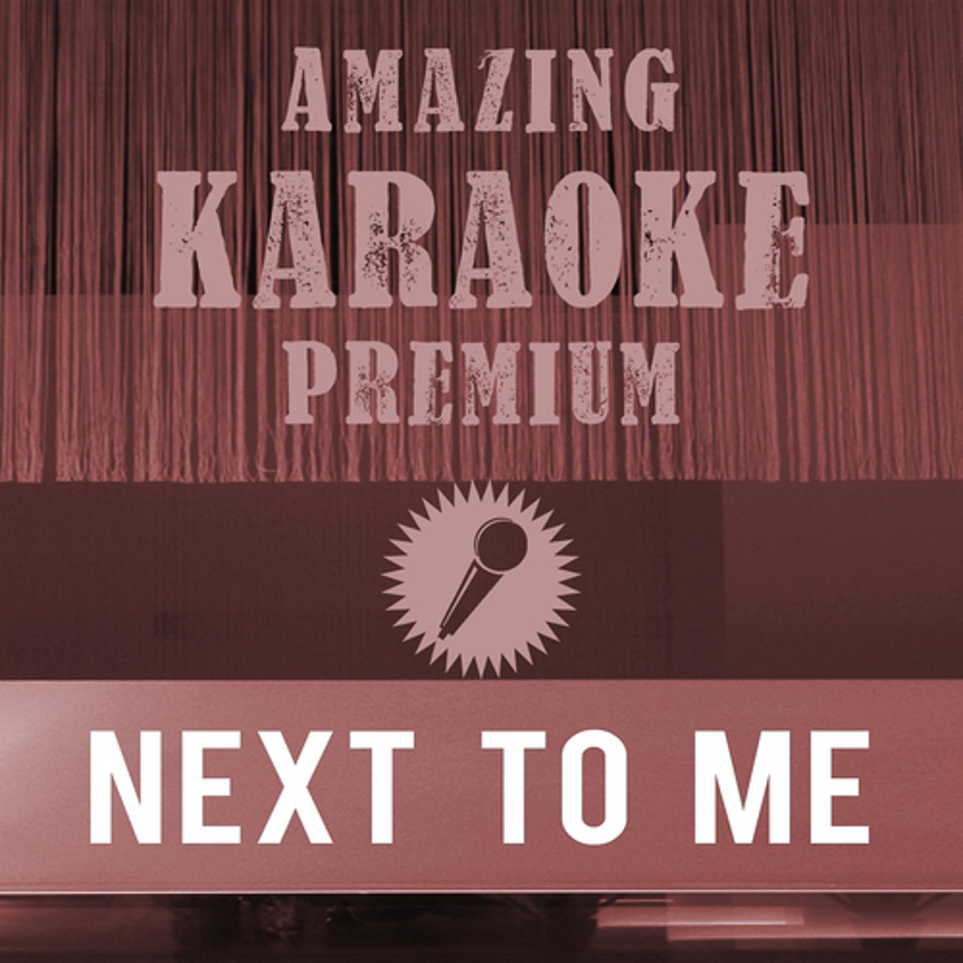 Постер альбома Next to Me (Premium Karaoke Version)