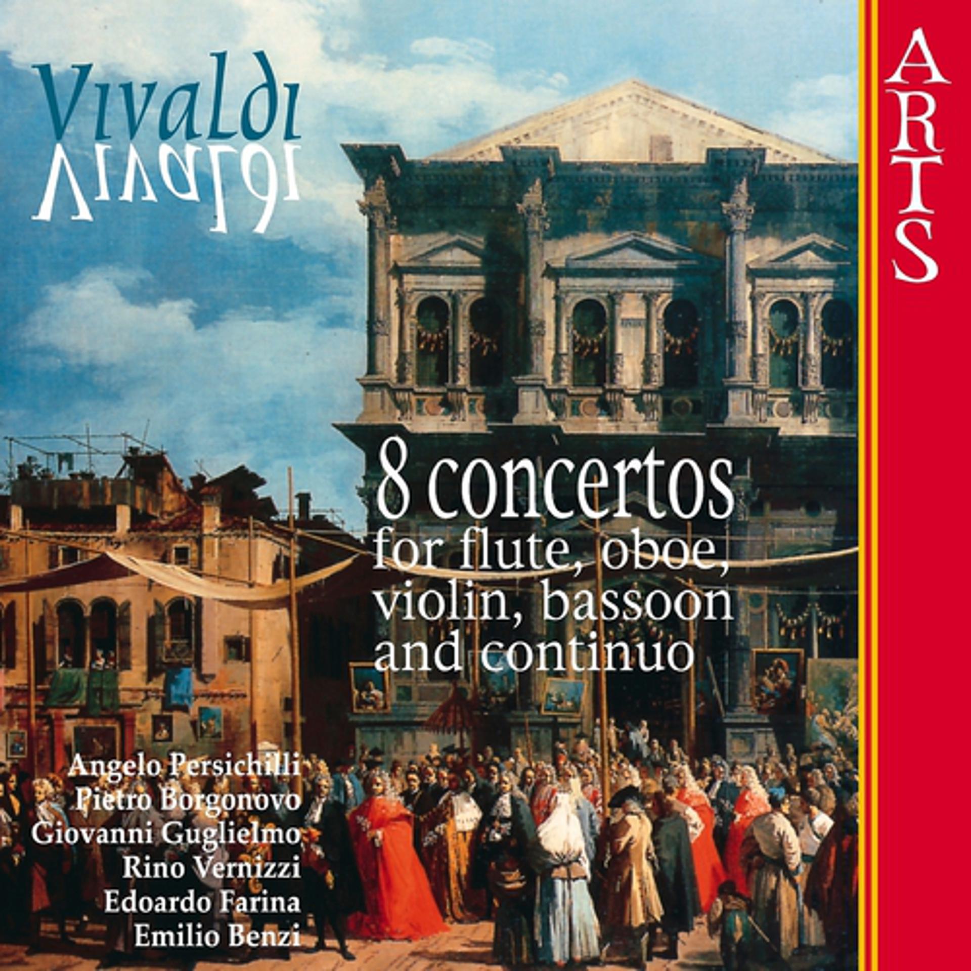 Постер альбома Vivaldi: 8 Concertos for Flute, Oboe, Violin, Bassoon & Continuo