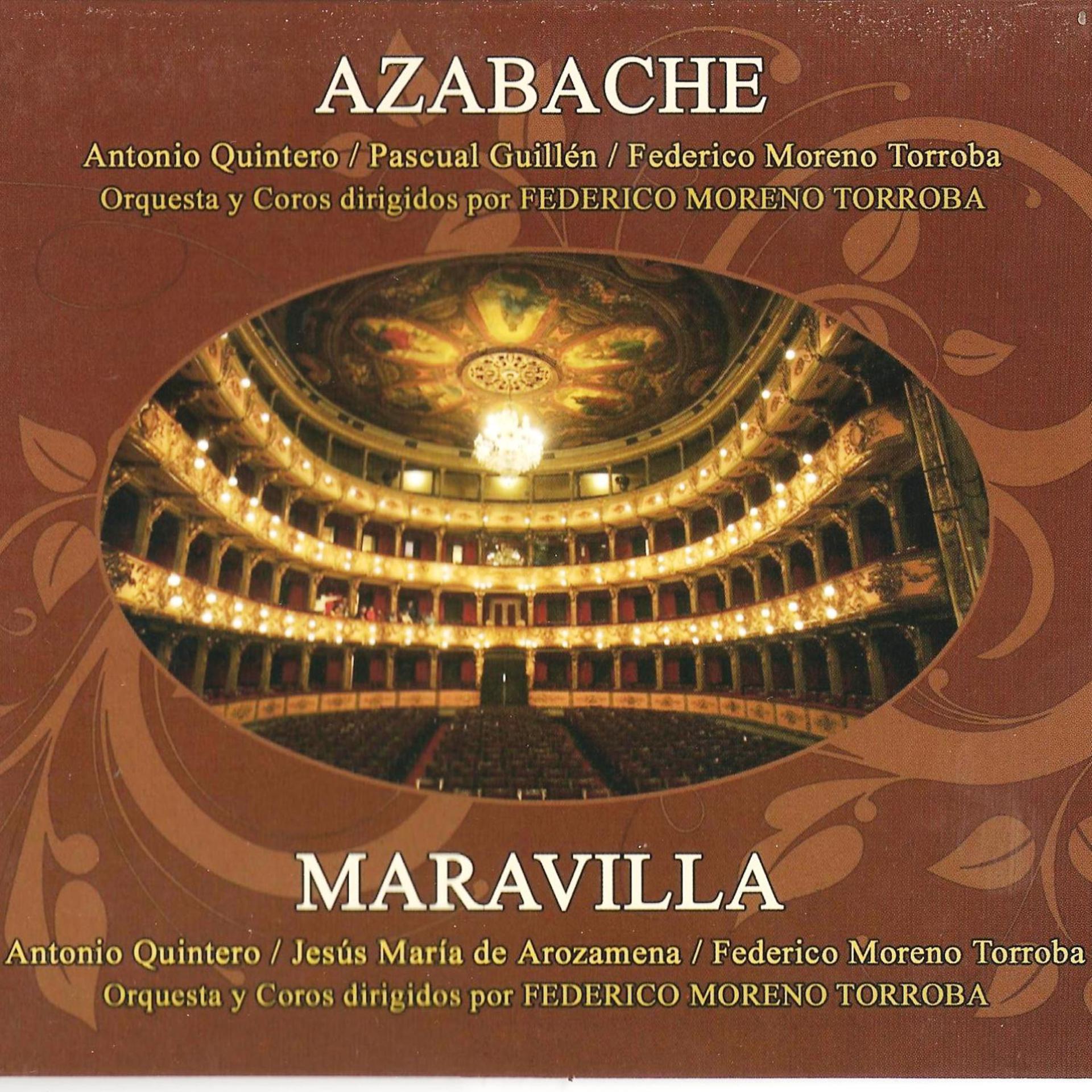Постер альбома Zarzuelas: Azabache y Maravilla