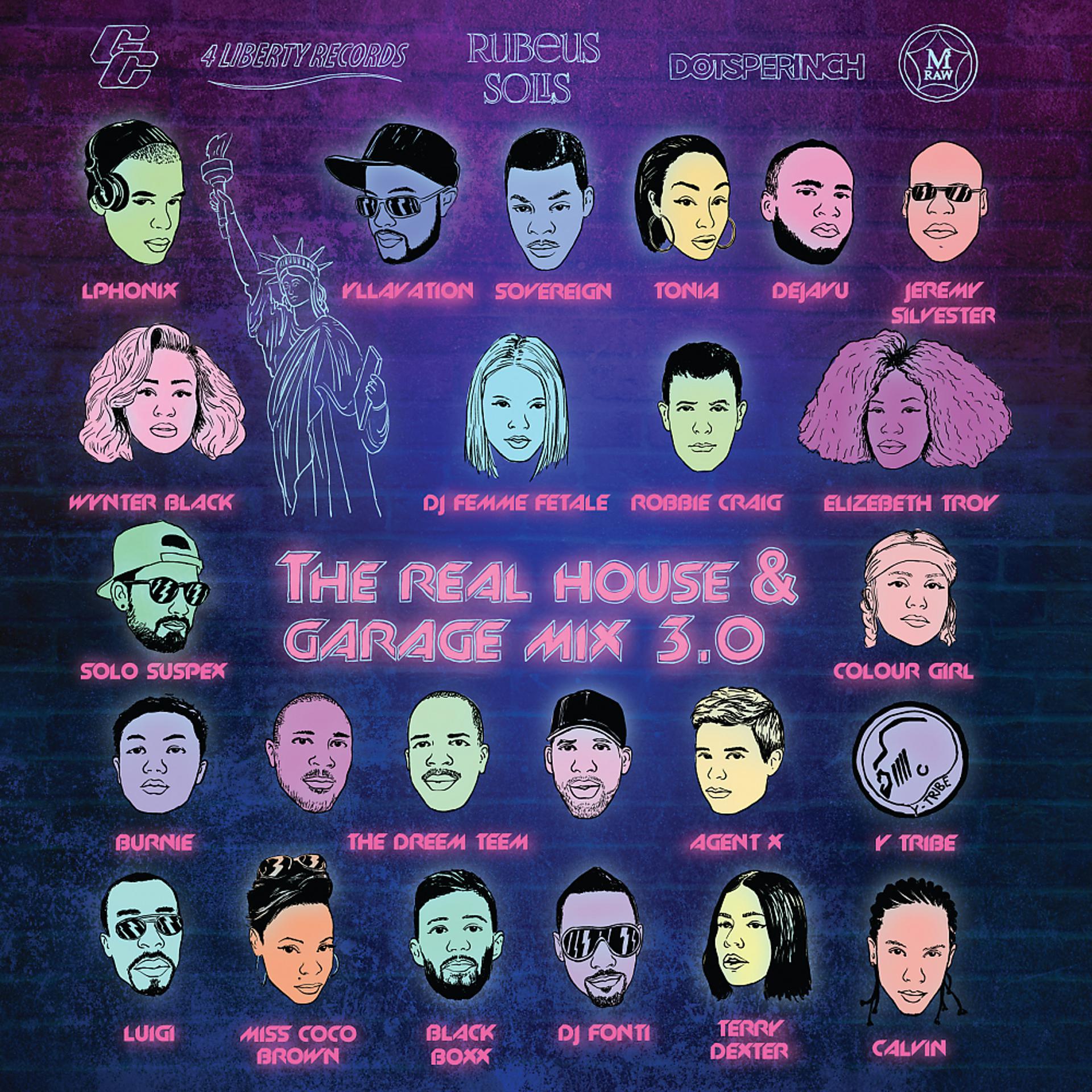 Постер альбома DJ Femme Fatale Presents 'The Real House & Garage Album 3.0'.