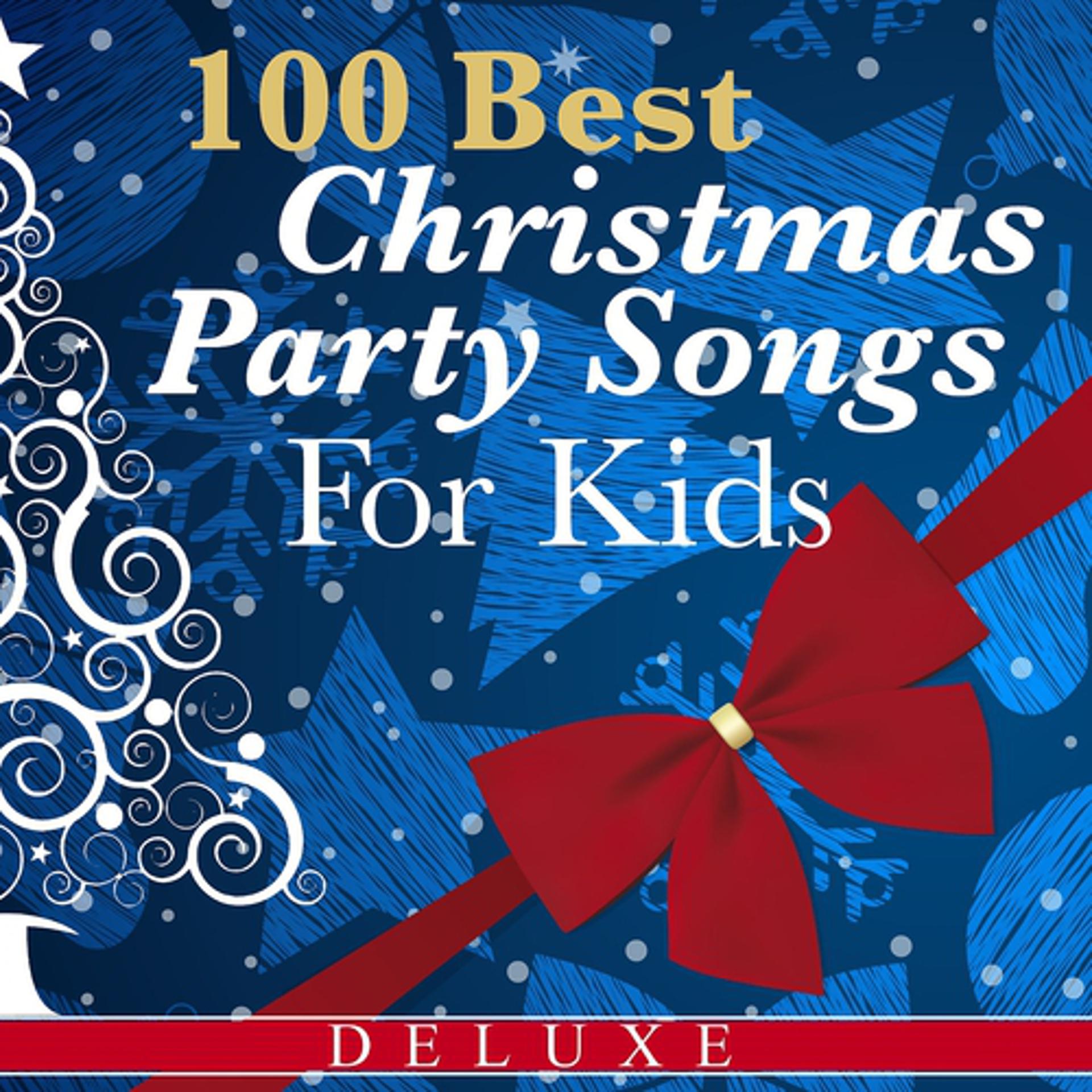 Постер альбома 100 Best Christmas Party Songs for Kids (Deluxe Edition)