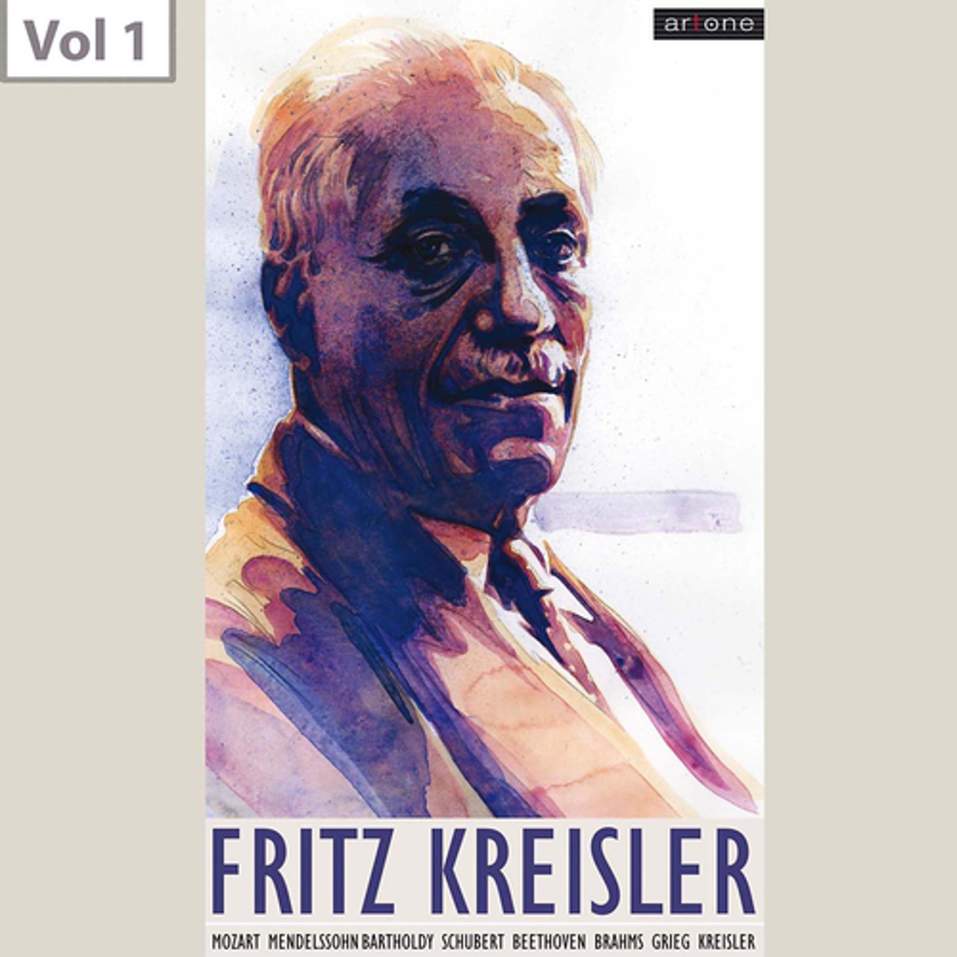 Постер альбома Fritz Kreisler, Vol. 1