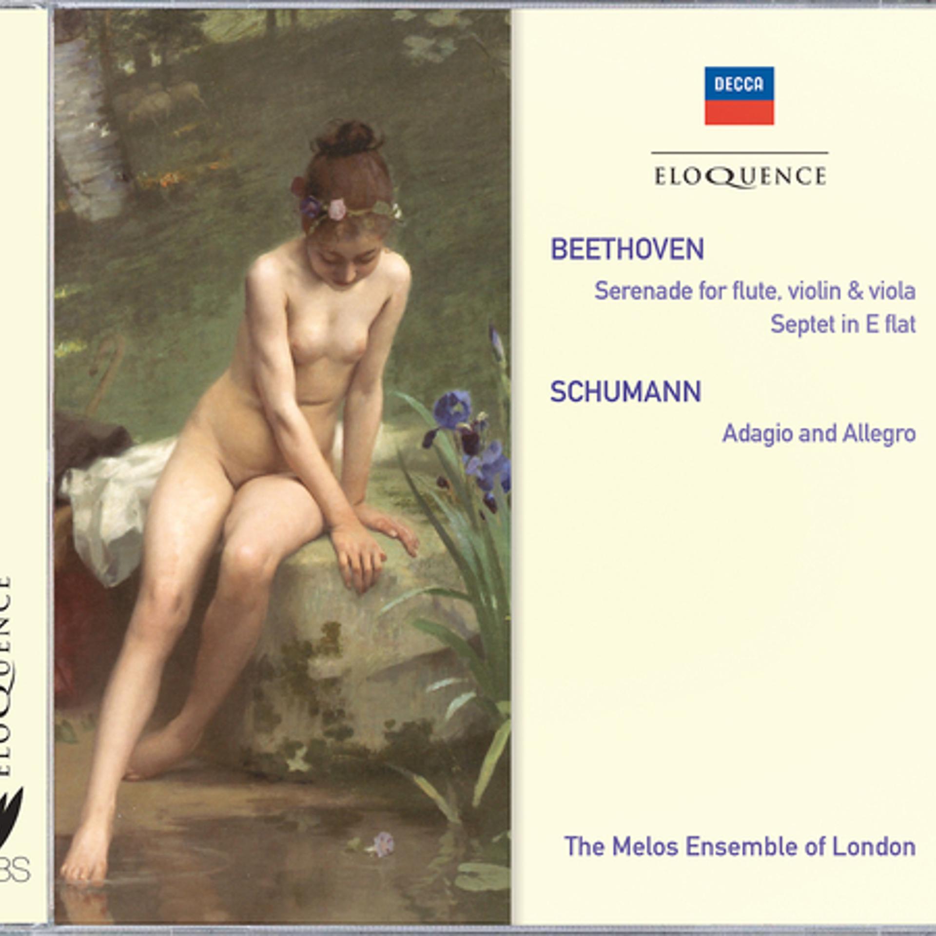 Постер альбома Beethoven: Serenade; Septet in E flat; Schumann: Adagio & Allegro