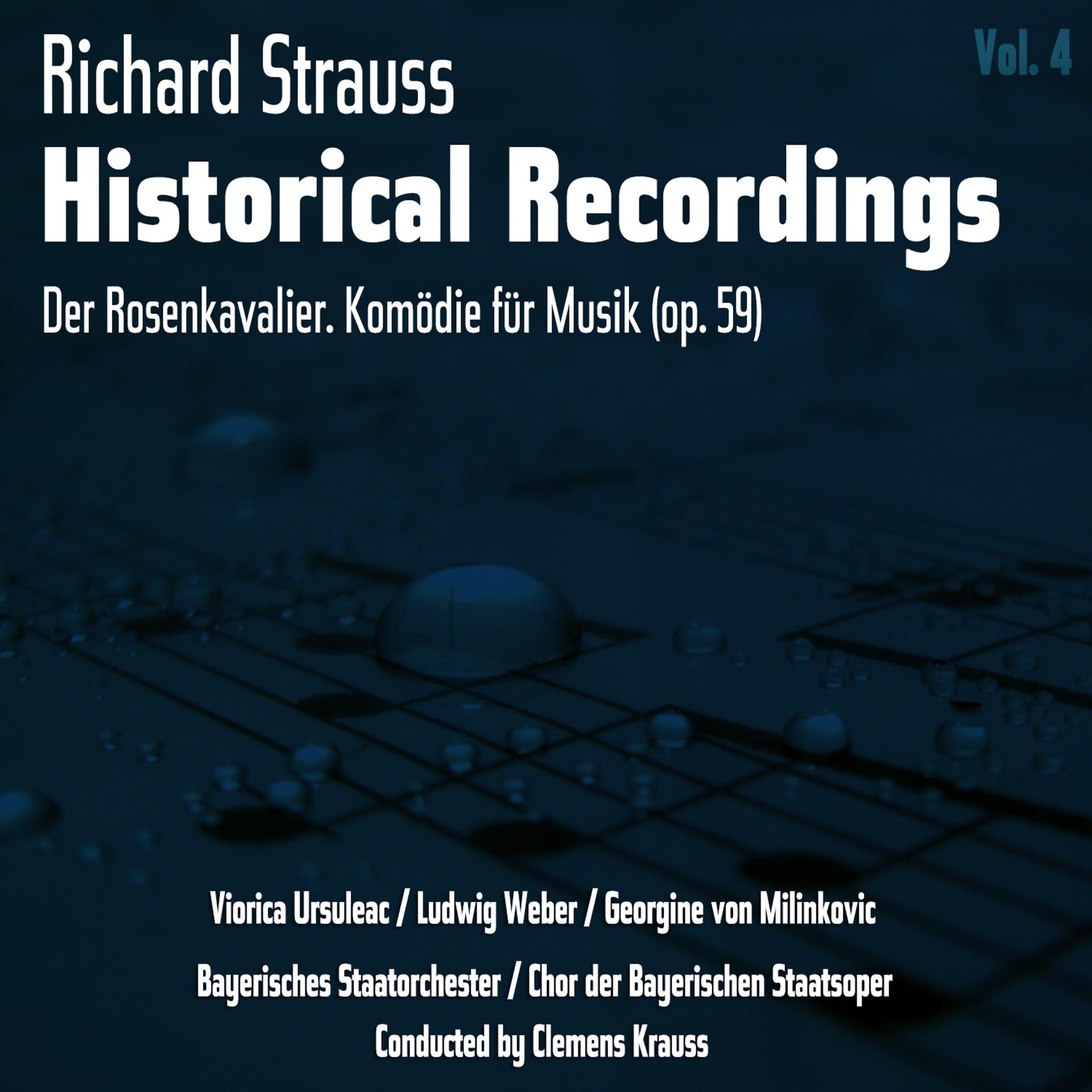 Постер альбома Richard Strauss: Historical Recordings, Volume 4