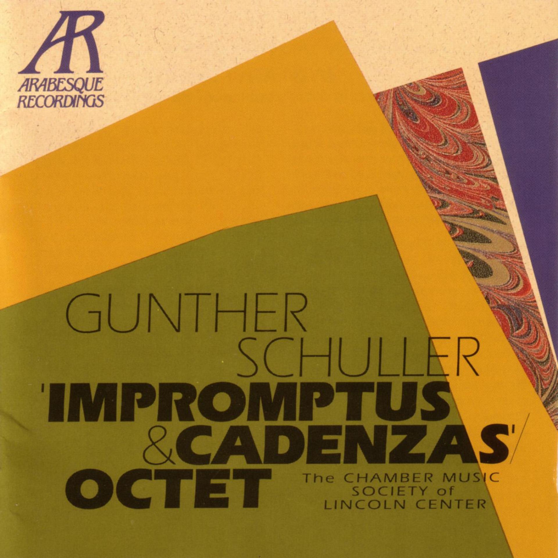Постер альбома Gunther Schuller: Impromptus & Cadenzas' Octet