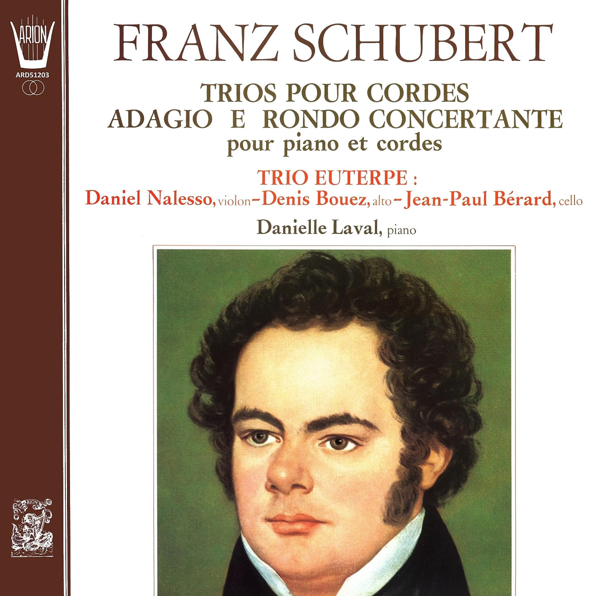 Постер альбома Schubert - Trios pour cordes par le Trio Euterpe