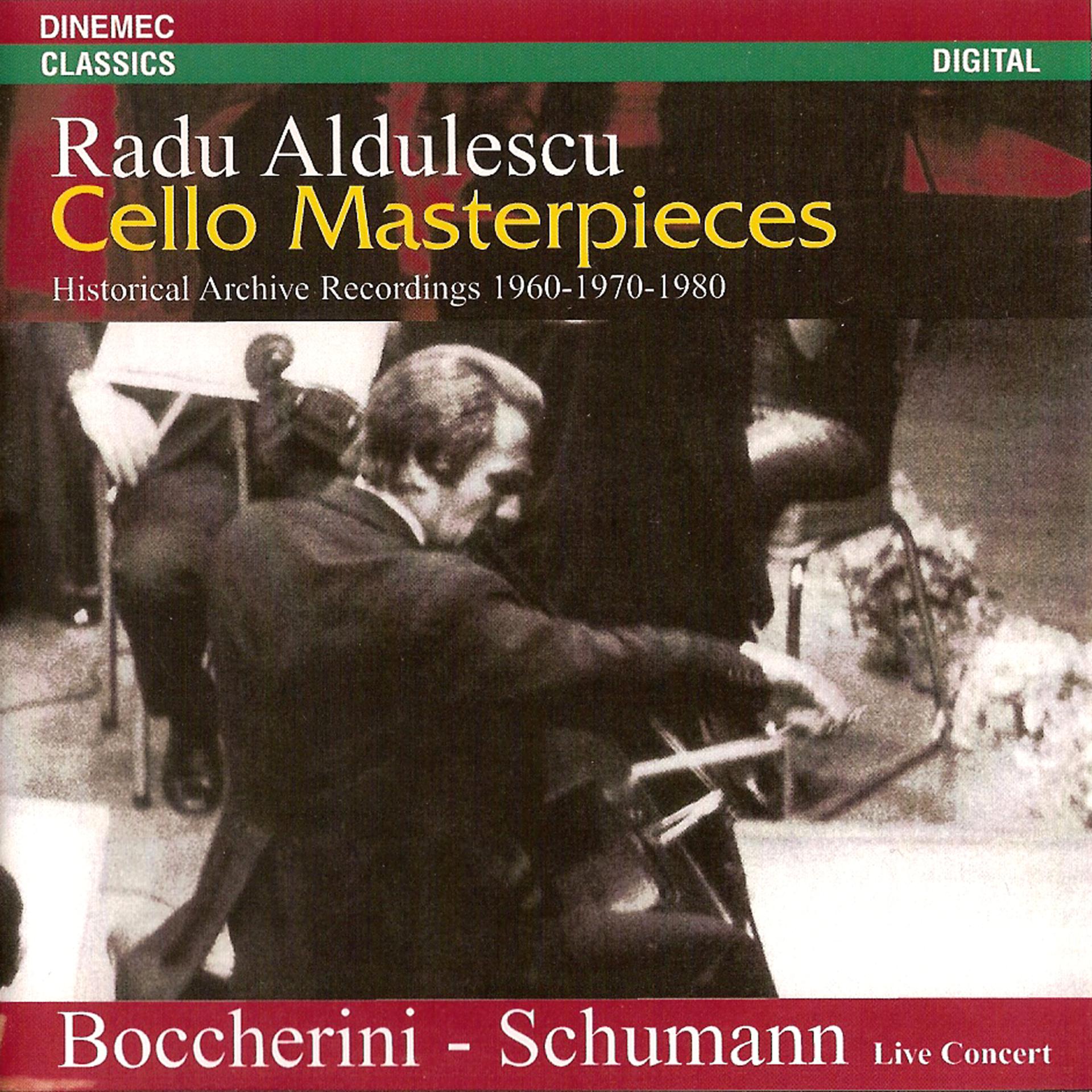 Постер альбома Bocherini & Schumann: Cello Masterpieces