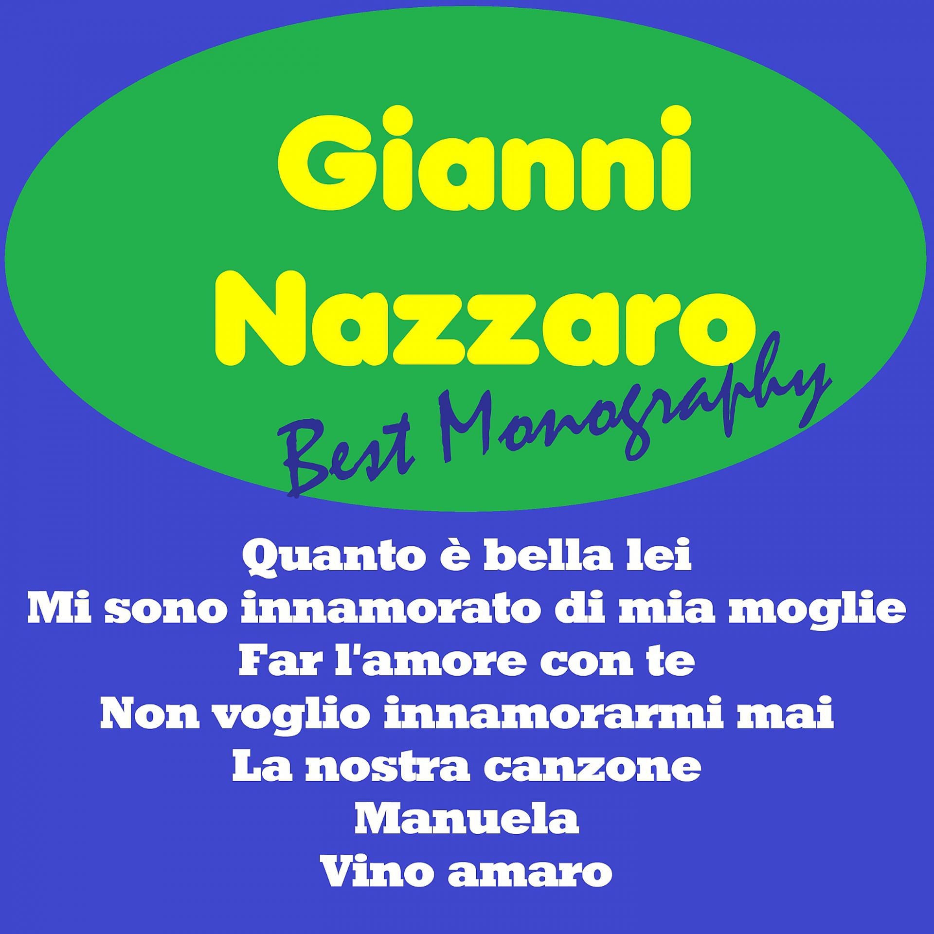 Постер альбома Best monography: gianni nazzaro