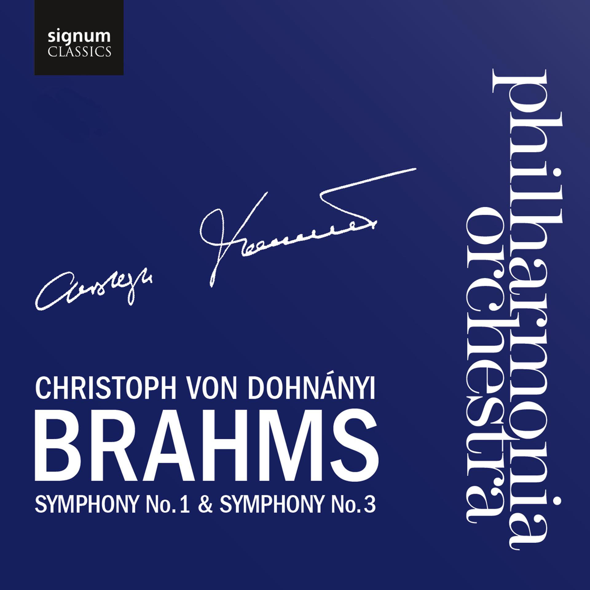 Постер альбома Brahms Symphony No. 1 & Symphony No. 3