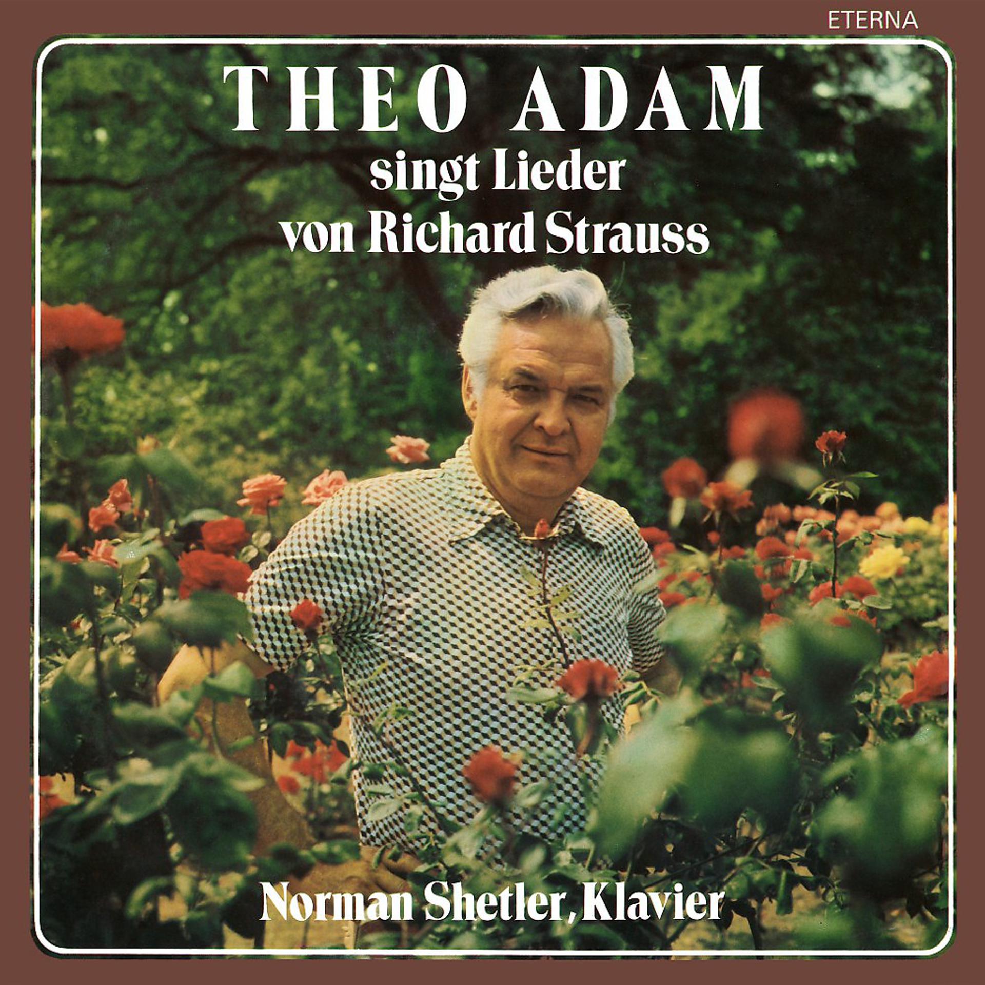 Постер альбома Theo Adam singt Lieder von Richard Strauss
