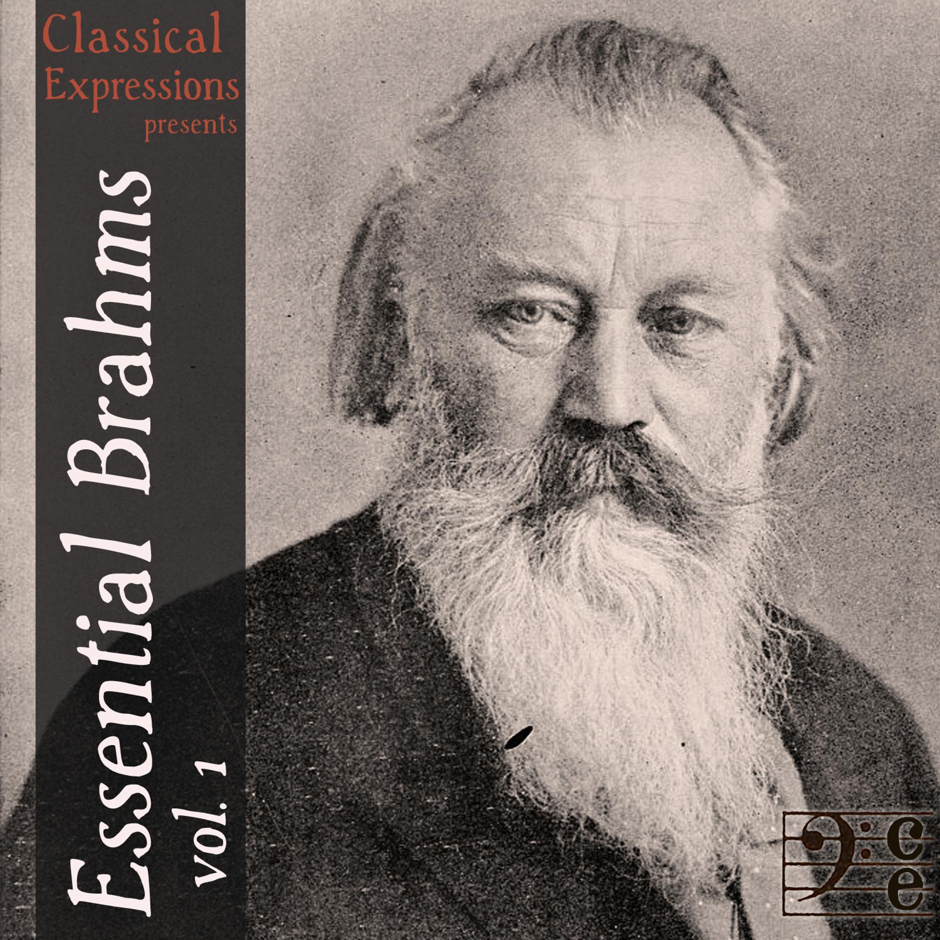 Постер альбома Essential Brahms, Volume 1: 50 Tracks of the Complete Symphonies, Concertos, & Overtures, and Other Orchestral Works