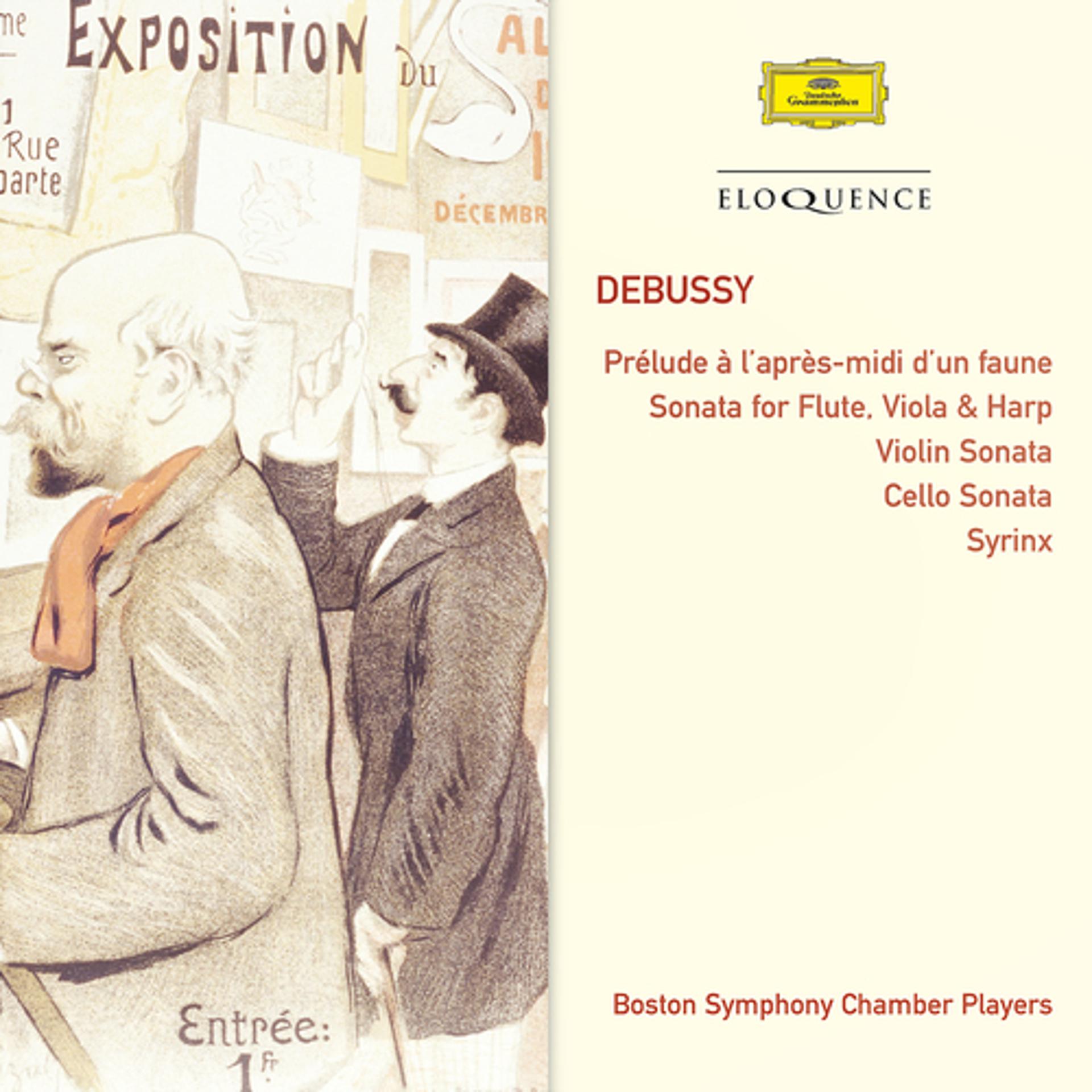 Постер альбома Debussy: Prélude à l'après-midi d'un faune; Sonata For Flute, Viola & Harp