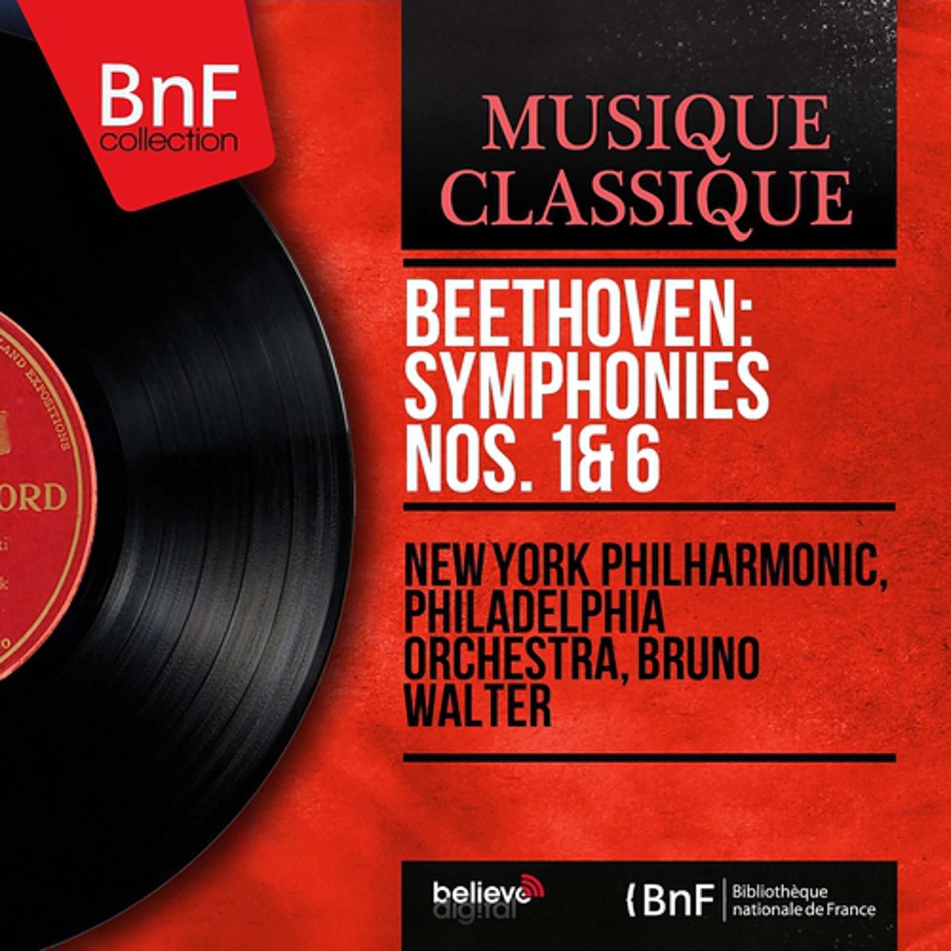 Постер альбома Beethoven: Symphonies Nos. 1 & 6 (Mono Version)