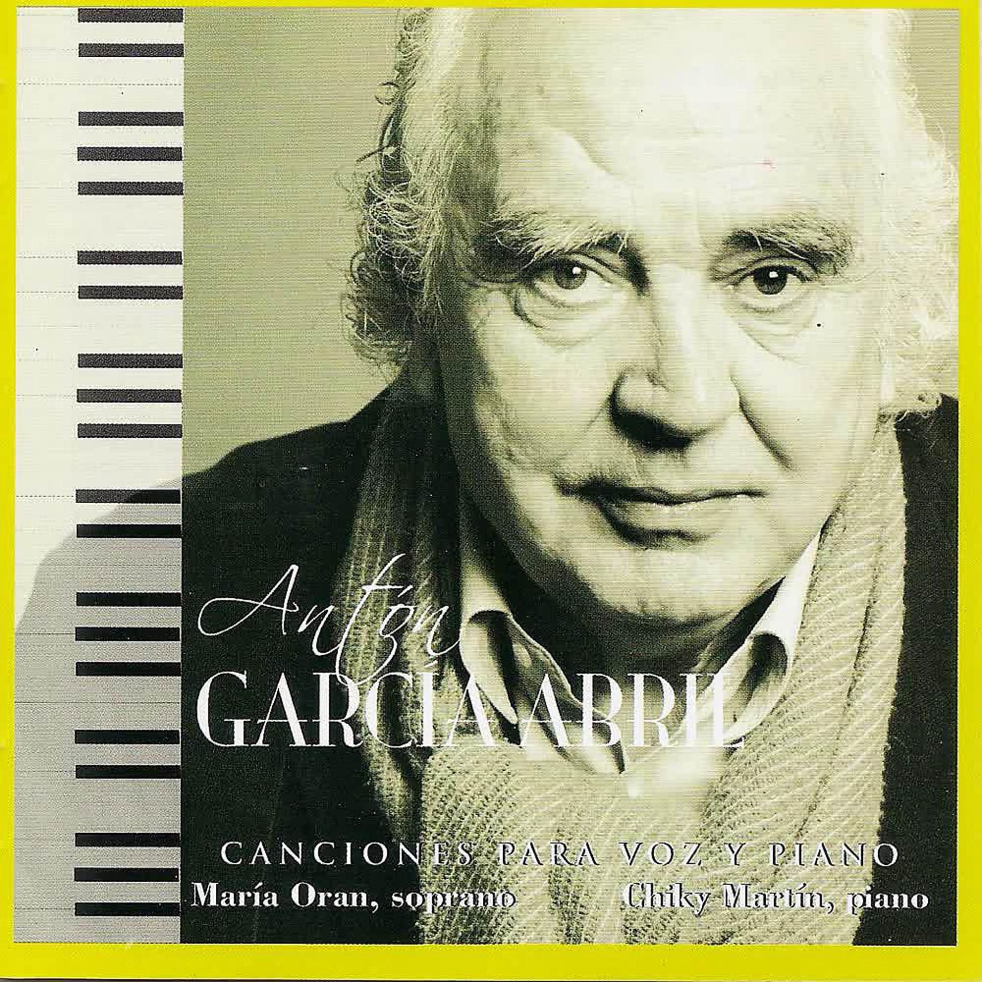 Постер альбома Antón García Abril: Canciones para Voz y Piano