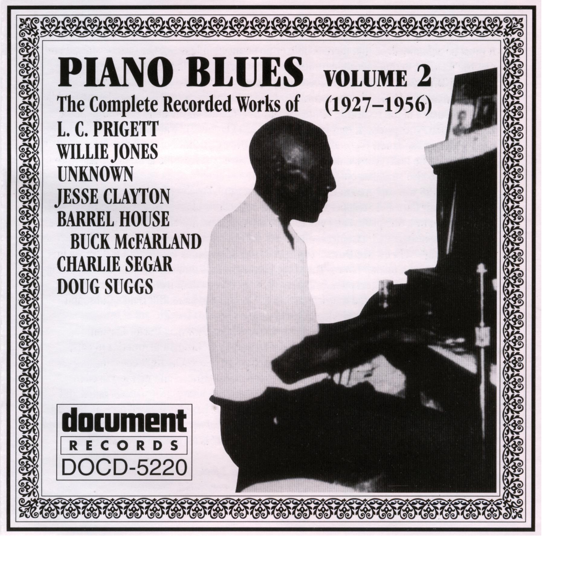 Постер альбома Piano Blues Vol. 2 1927-1956