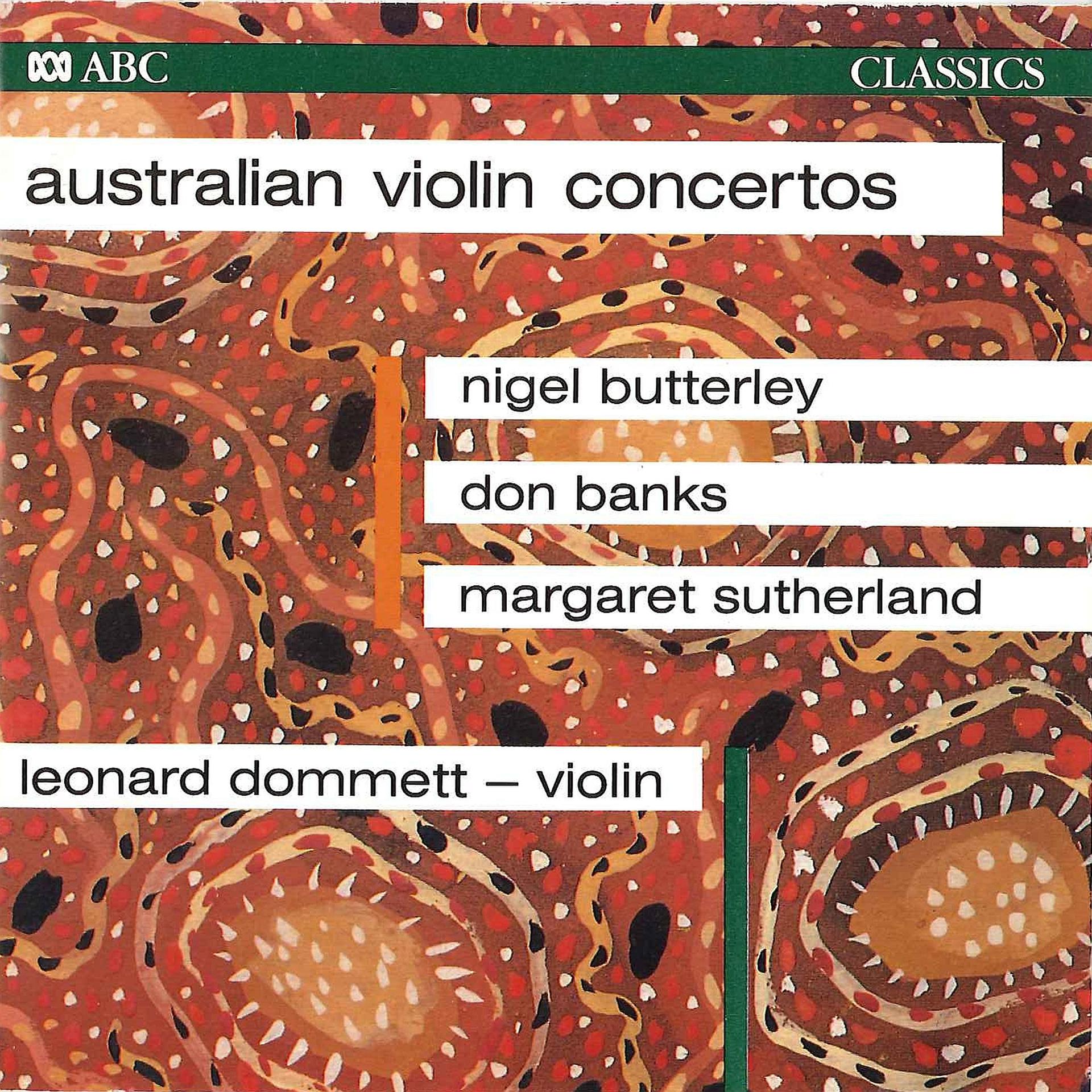 Постер альбома Australian Violin Concertos
