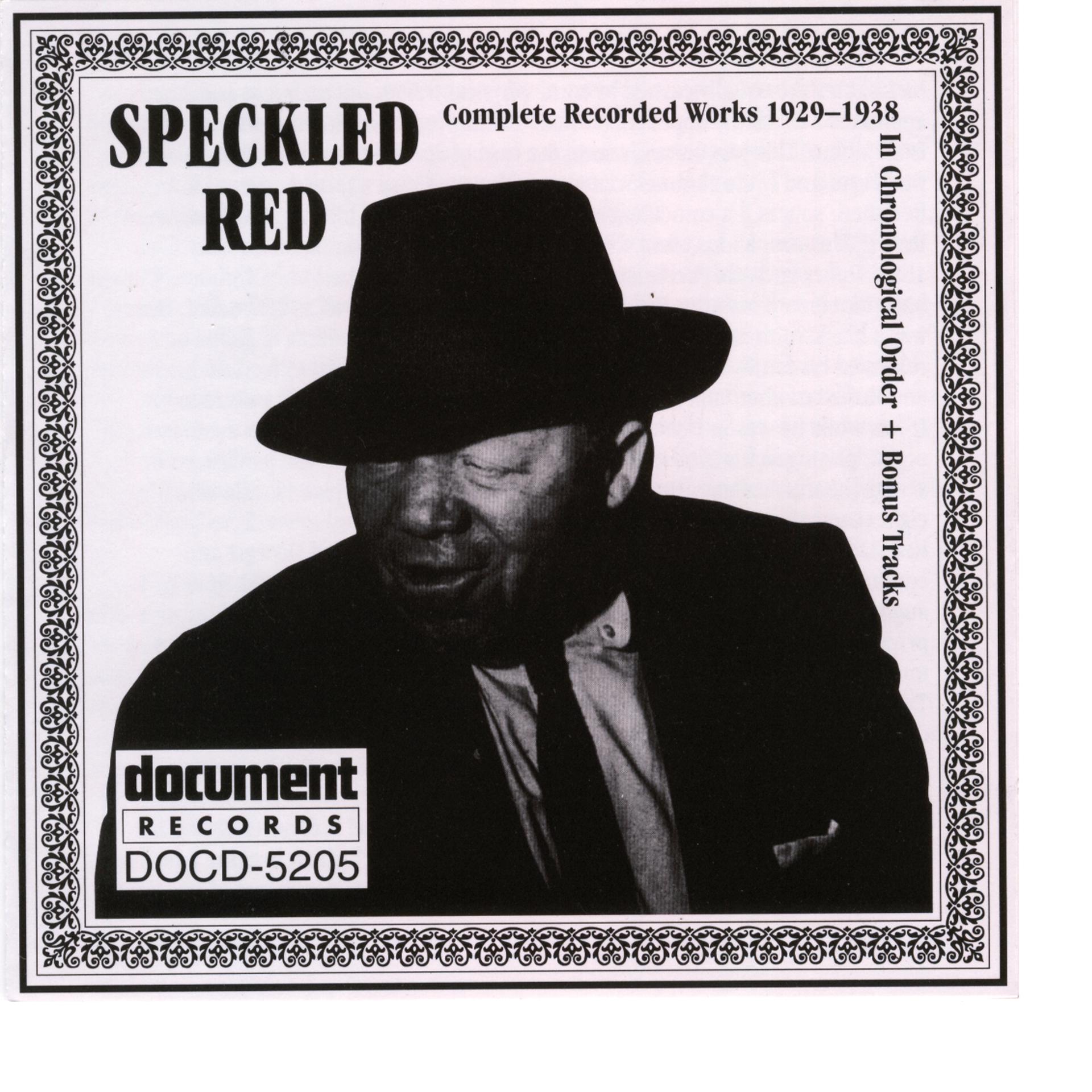 Постер альбома Speckled Red 1929-1938