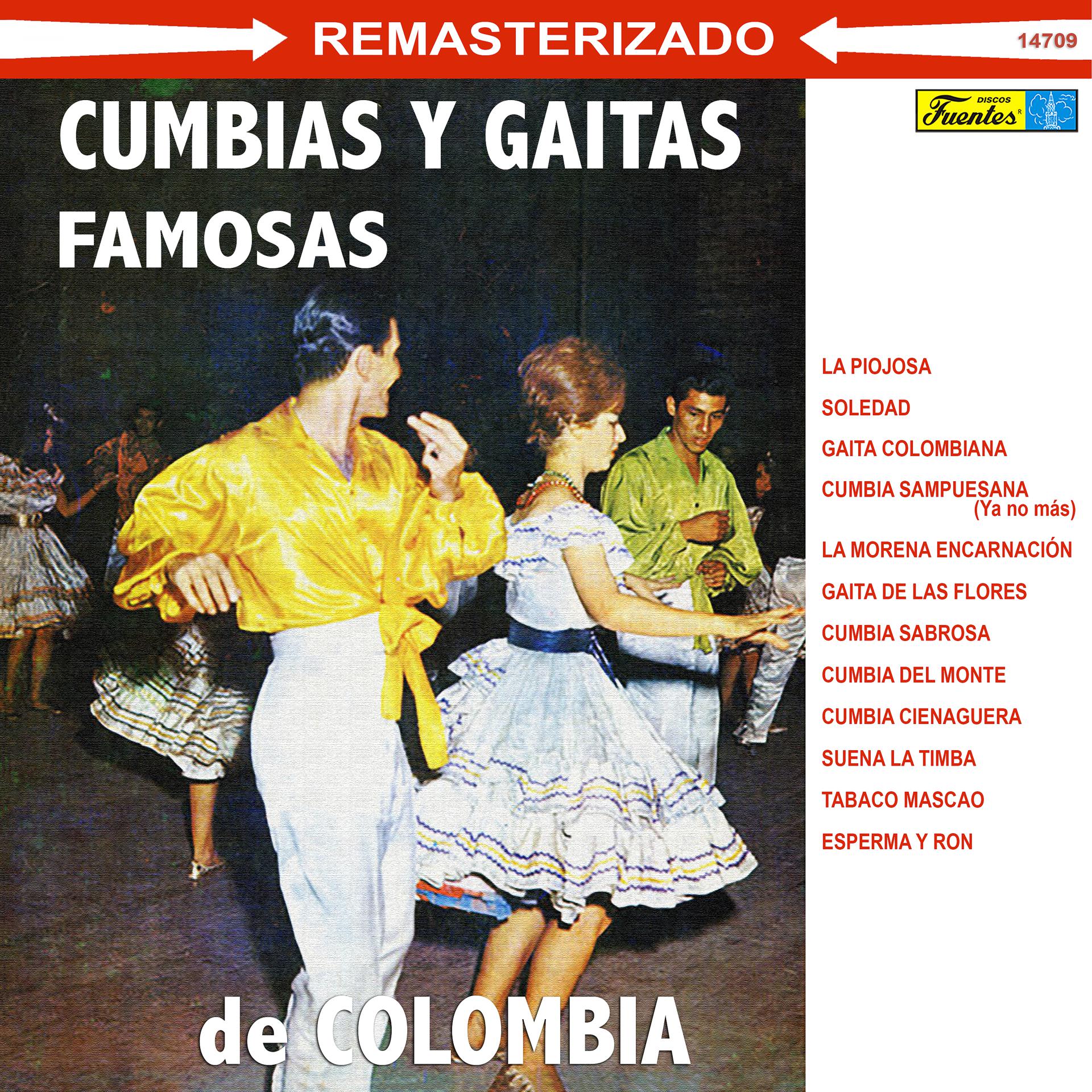 Постер альбома Cumbias y Gaitas Famosas de Colombia