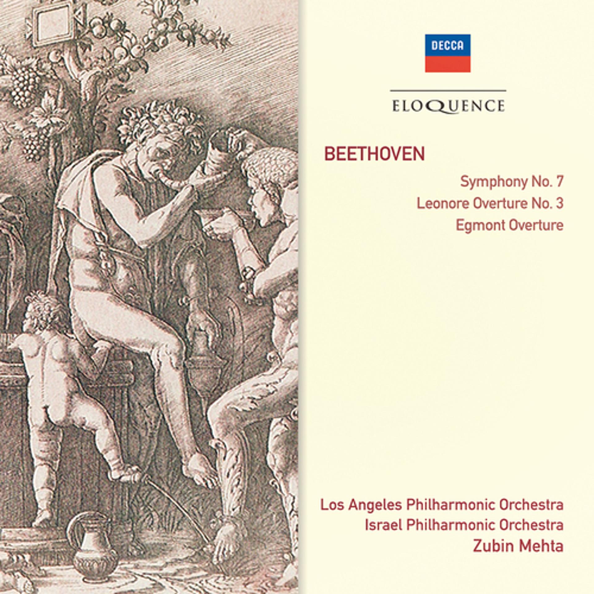 Постер альбома Beethoven: Symphony No.7; Leonore No.3; "Egmont" Overture