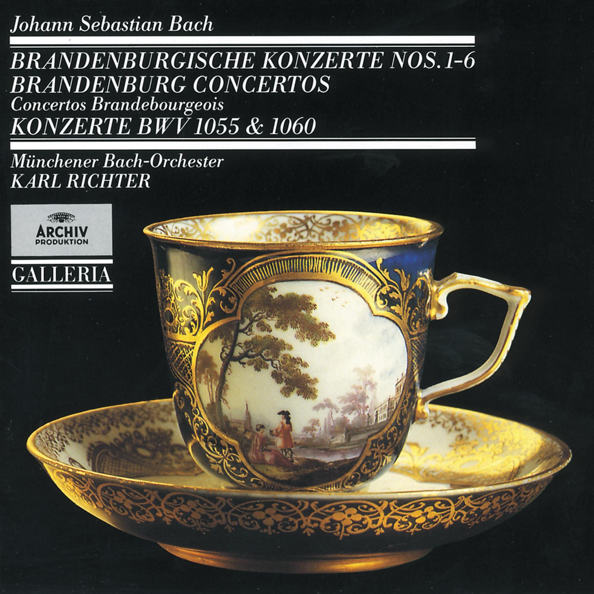 Постер альбома J.S. Bach: Brandenburg Concertos Nos. 1 - 6 · Concertos BWV 1055 & 1060