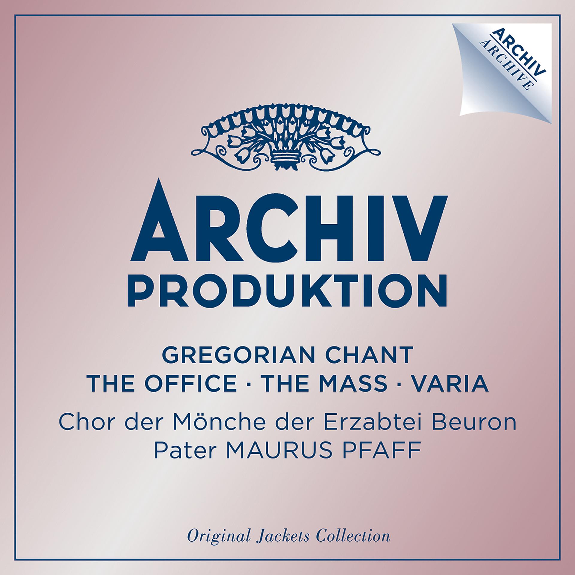 Постер альбома Gregorian Chant - The Office - The Mass - Varia