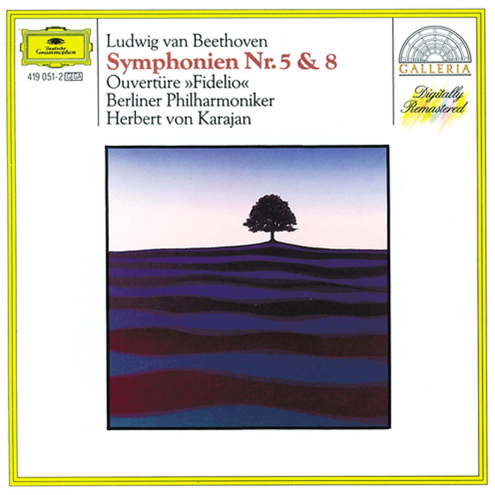 Постер альбома Beethoven: Symphonies Nos.5 & 8; Overture Fidelio