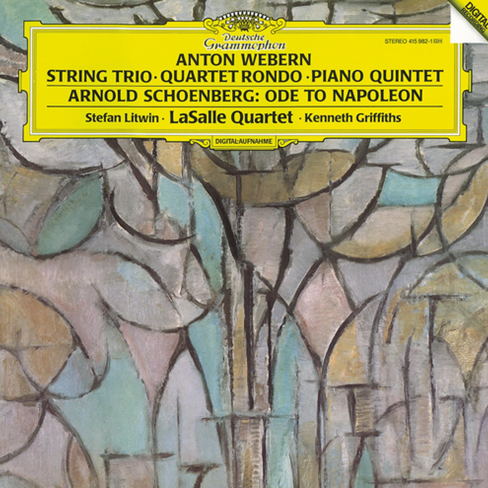 Постер альбома Schoenberg: Ode to Napoleon; Webern: String Trio