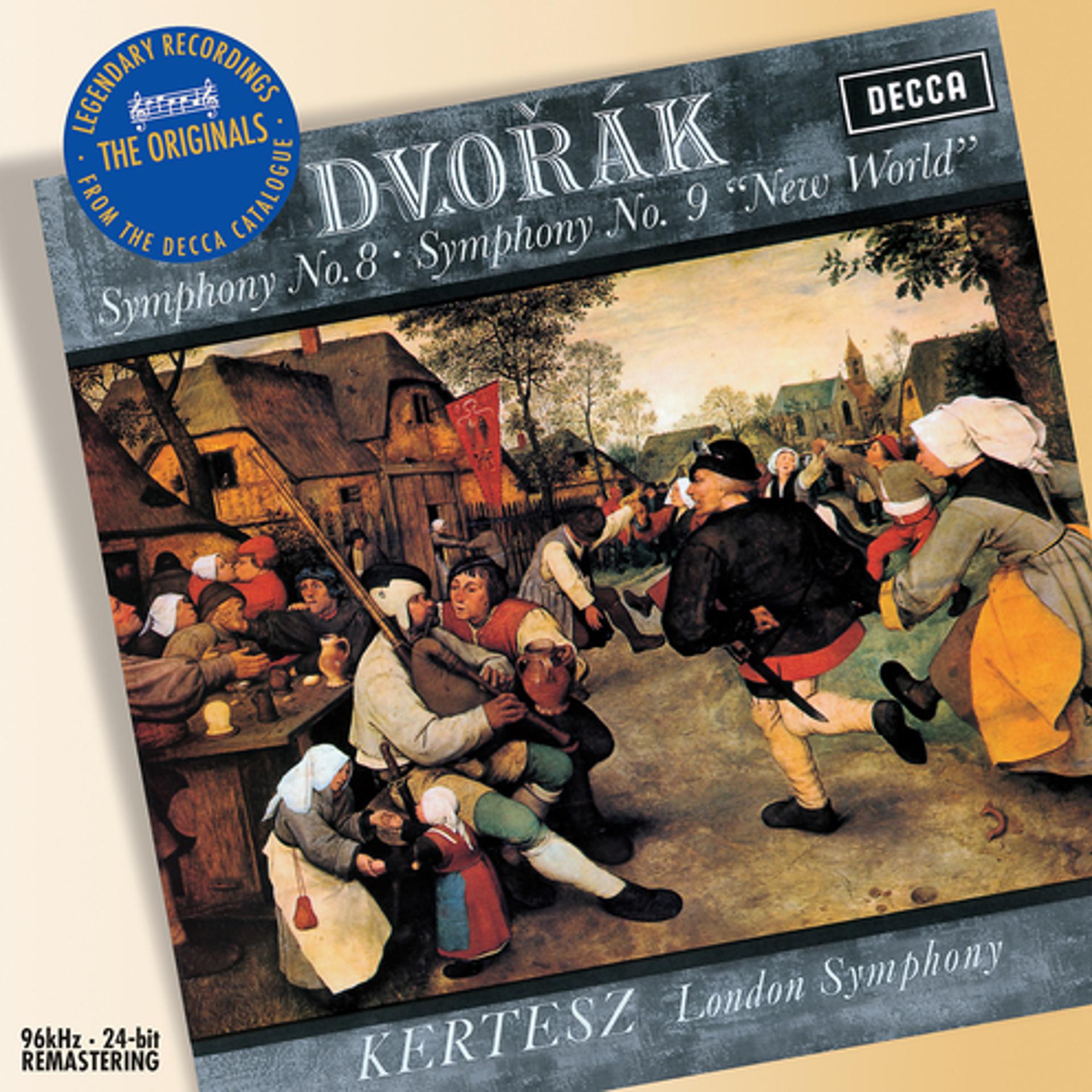 Постер альбома Dvorák: Symphonies Nos.8 & 9
