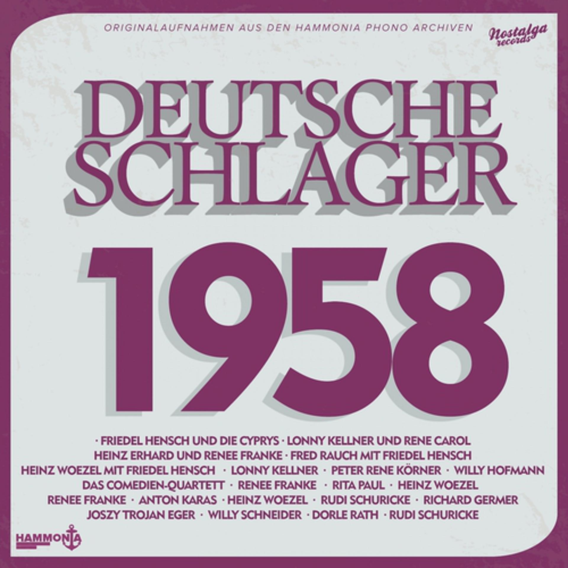 Постер альбома Deutsche Schlager 1958 - Die Originale, Vol. 2