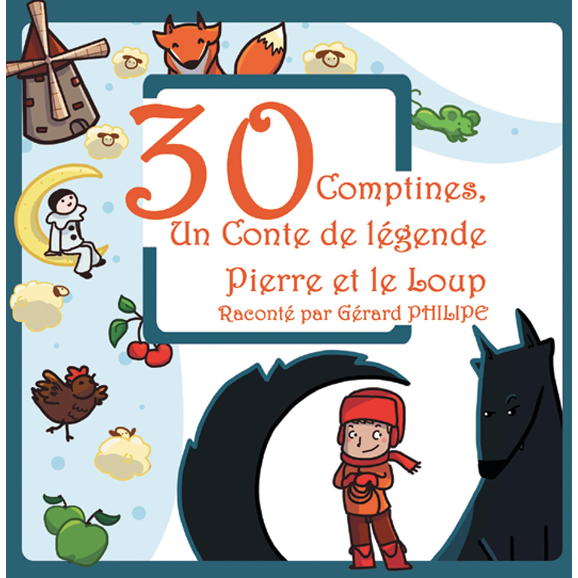 Постер альбома 30 comptines & Un conte de légende: Pierre et le loup