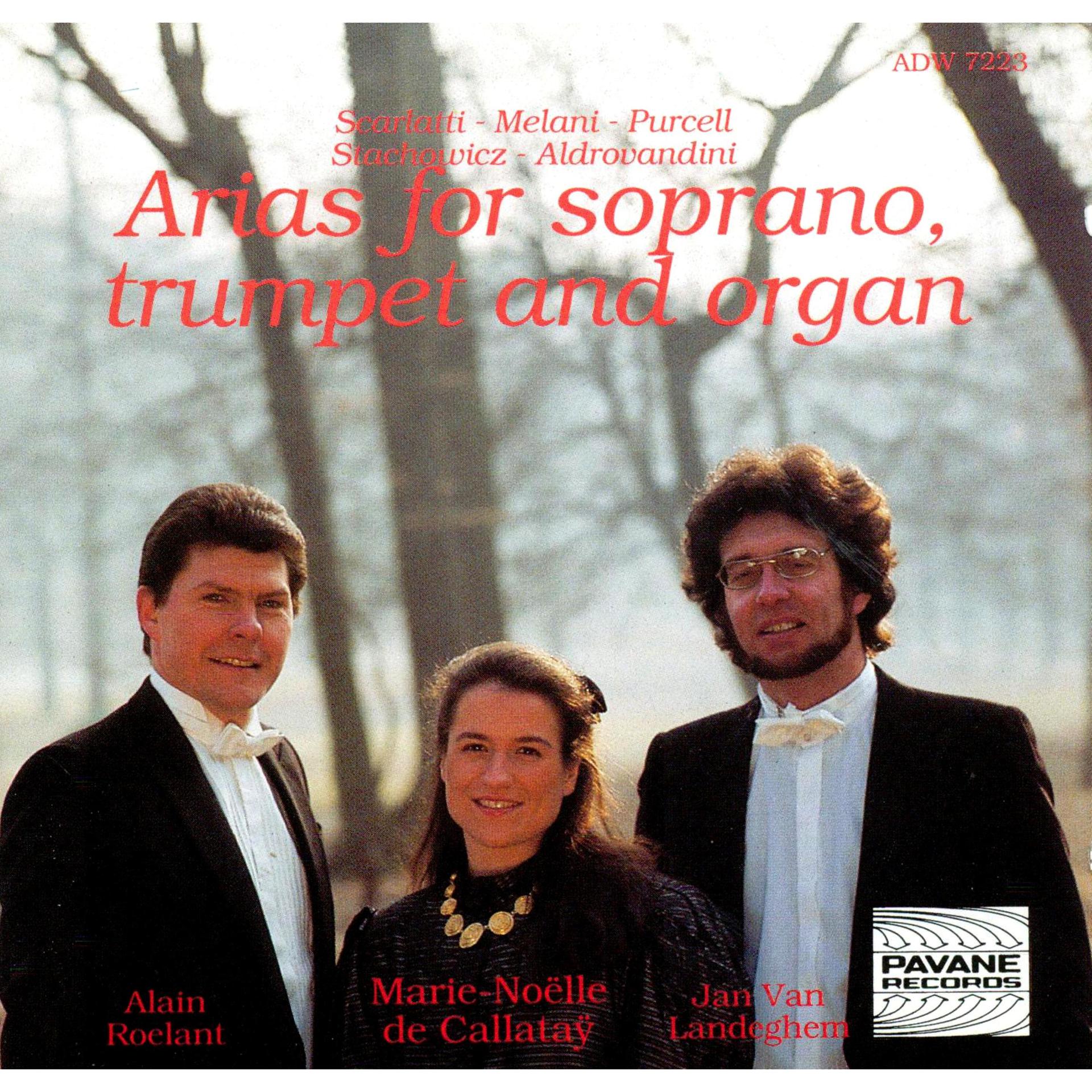 Постер альбома Arias for Soprano, Trumpet and Organ