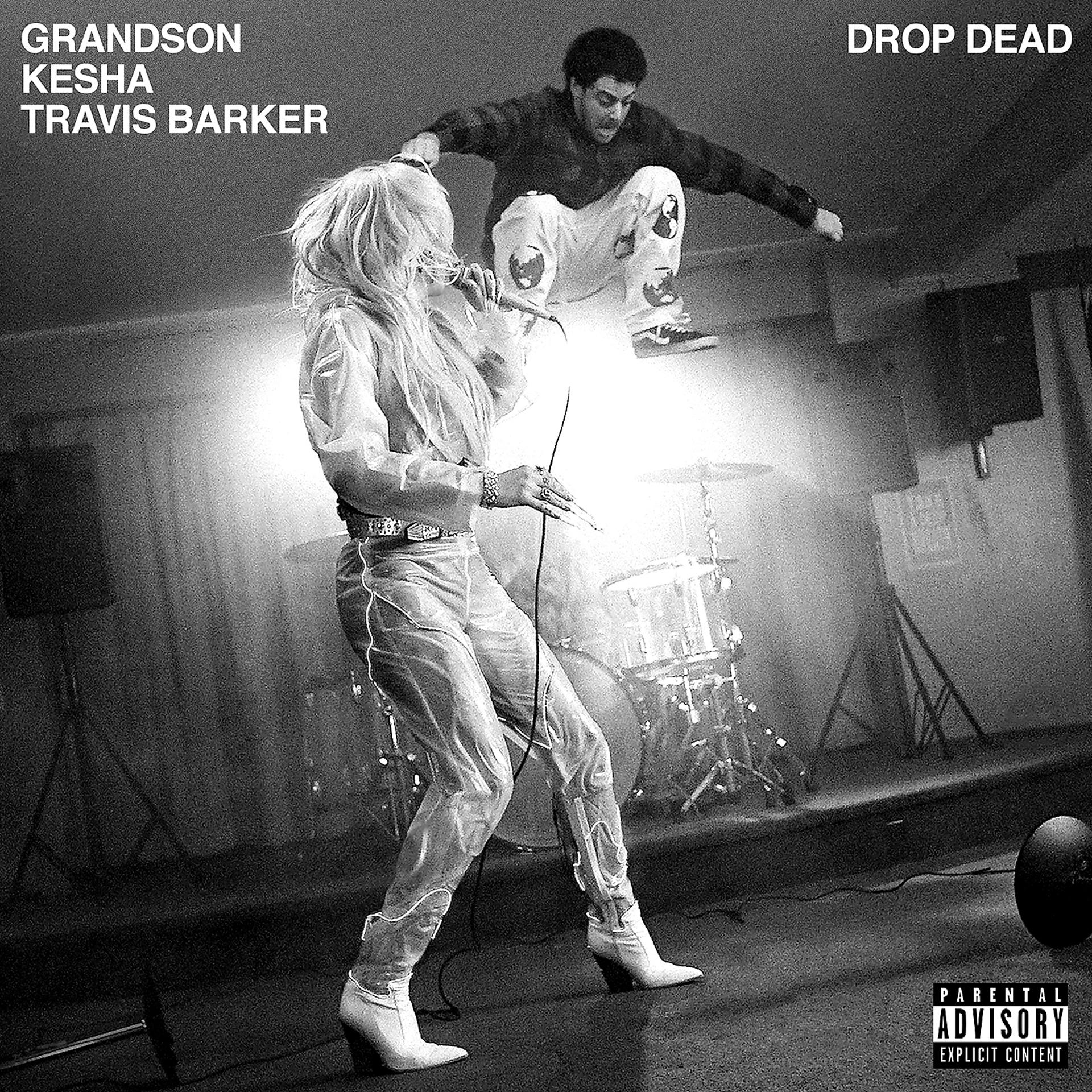 Постер к треку grandson, Ke$ha, Travis Barker - Drop Dead (with Kesha and Travis Barker)