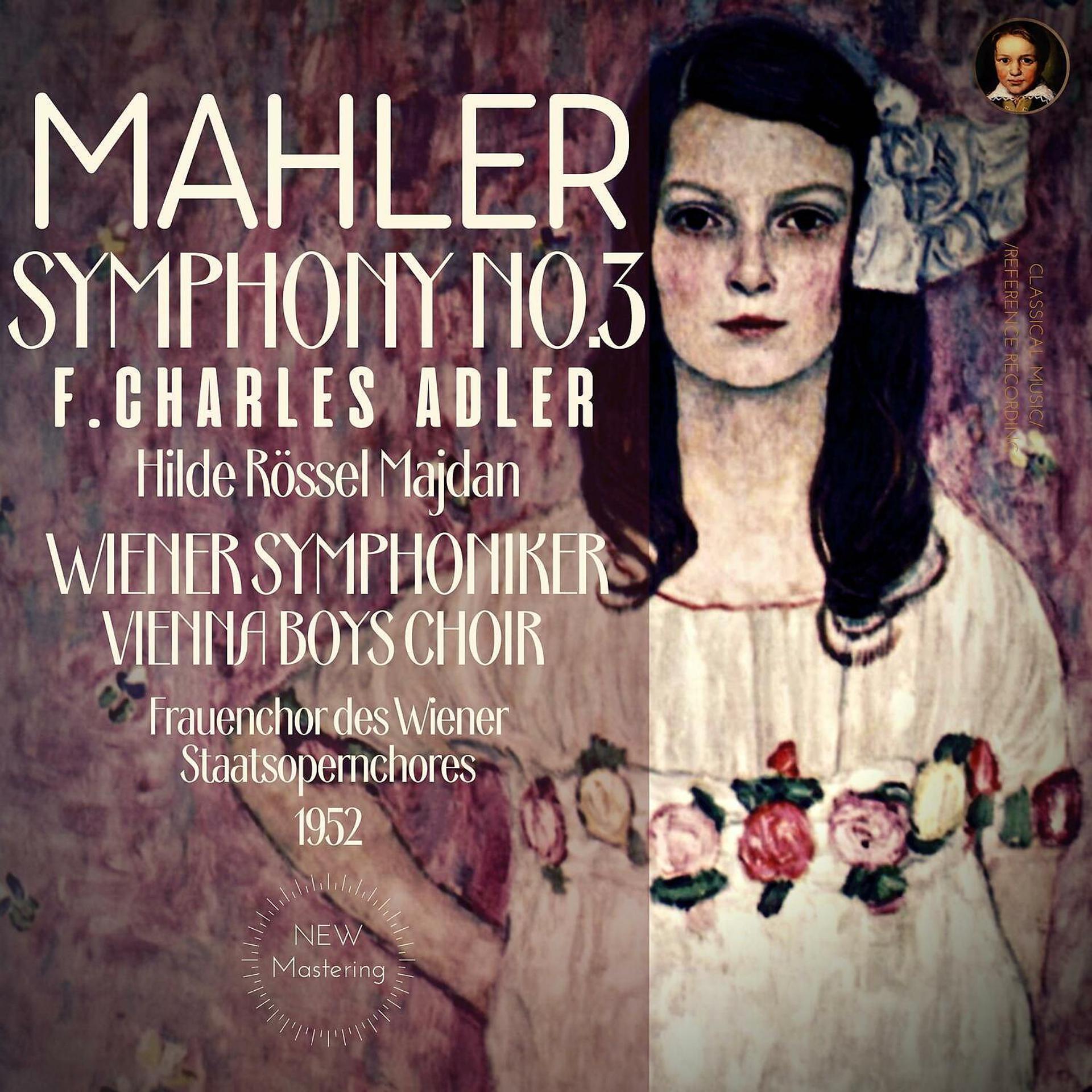 Постер альбома Mahler by F.Charles Adler: Symphony No.3 in D minor