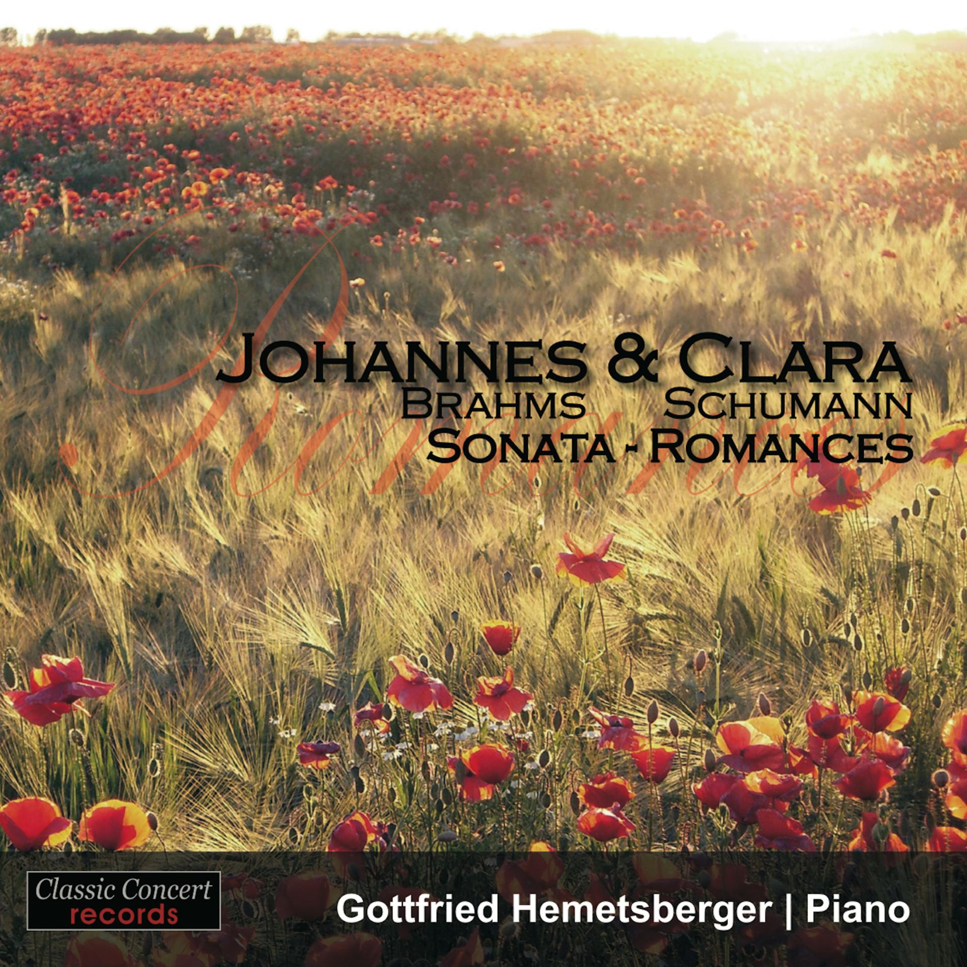 Постер альбома Sonata - Romances - Johannes Brahms and Clara Schumann