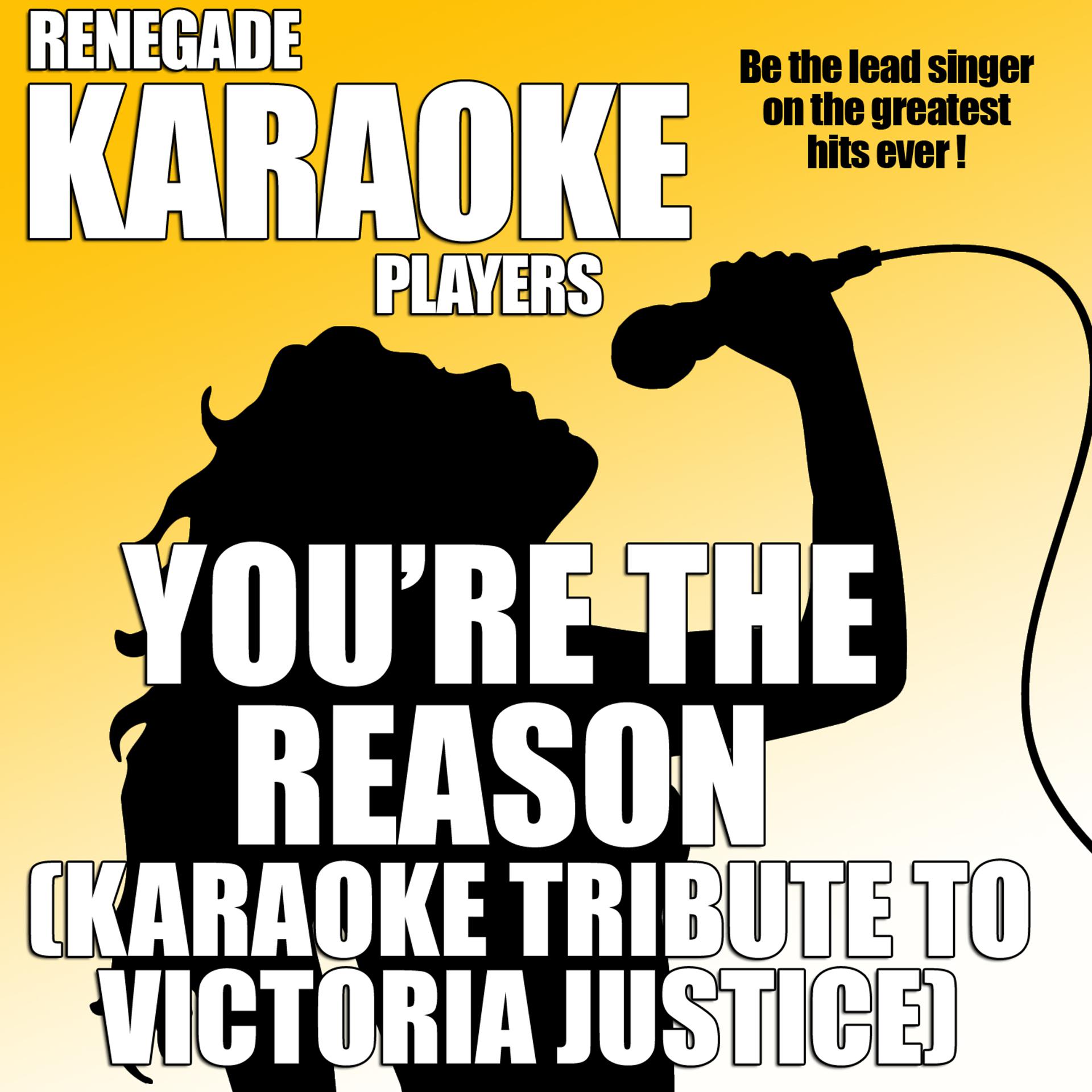 Постер альбома You're The Reason (Karaoke Tribute to Victoria Justice)
