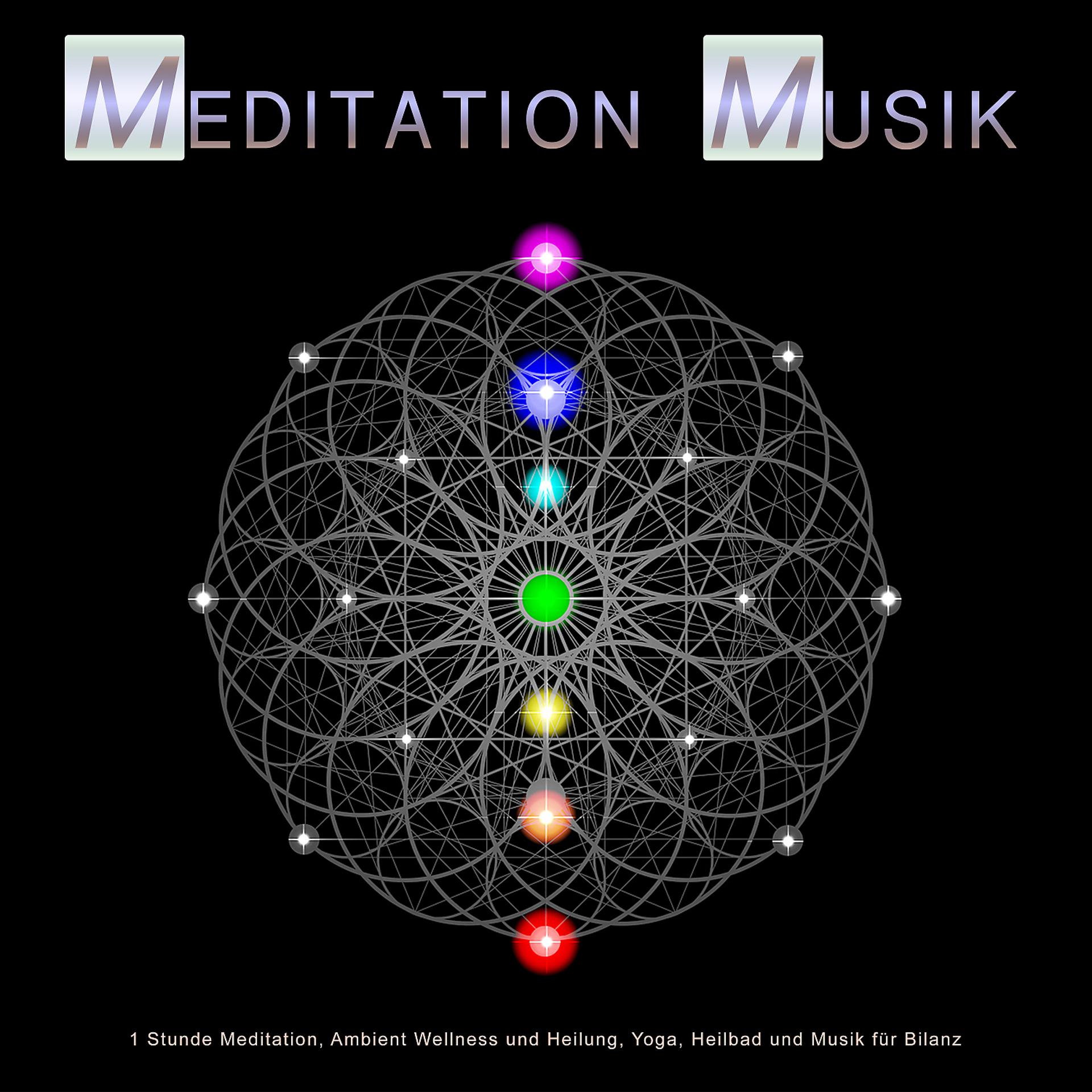 Постер альбома Meditation Musik: 1 Stunde Meditation, Ambient Wellness und Heilung, Yoga, Heilbad und Musik für Bilanz