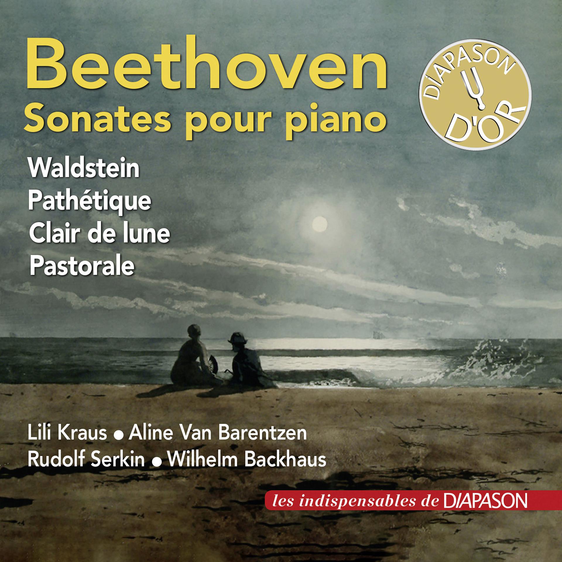Постер альбома Beethoven: Sonates pour piano (Waldstein, Pathétique, Clair de lune & Pastorale)