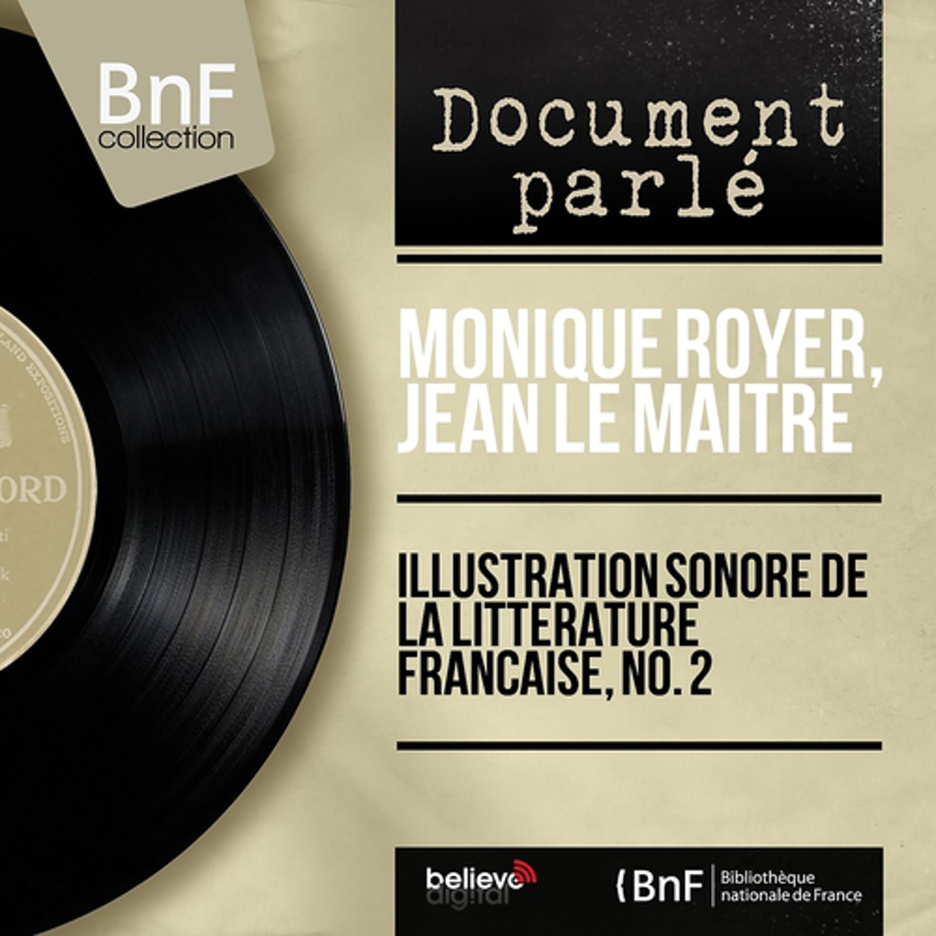Постер альбома Illustration sonore de la littérature française, No. 2 (Mono version)