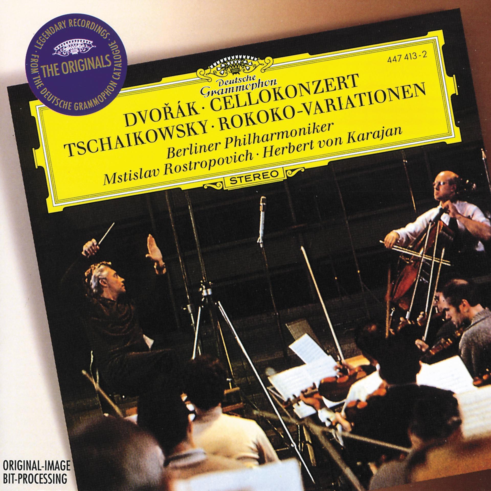 Постер альбома Dvorák: Cello Concerto / Tchaikovsky: Variations on a Rococo Theme