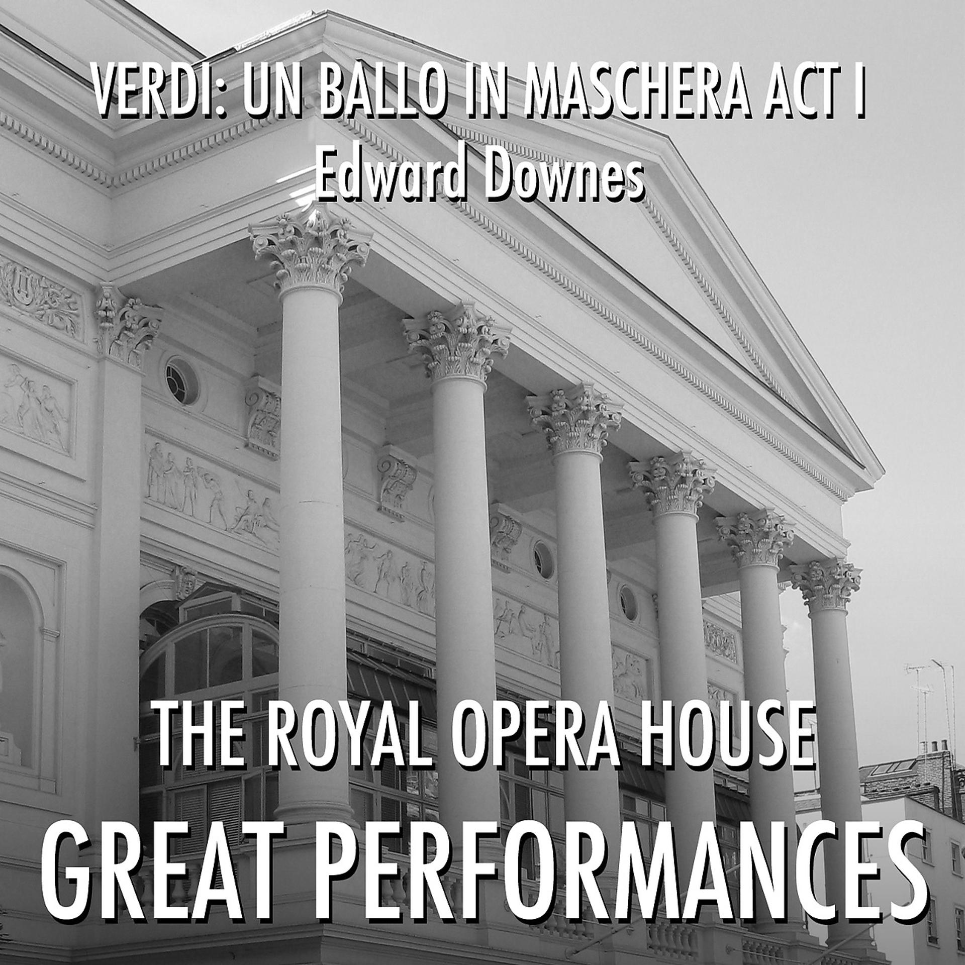 Постер альбома Verdi: Un ballo in maschera Act I
