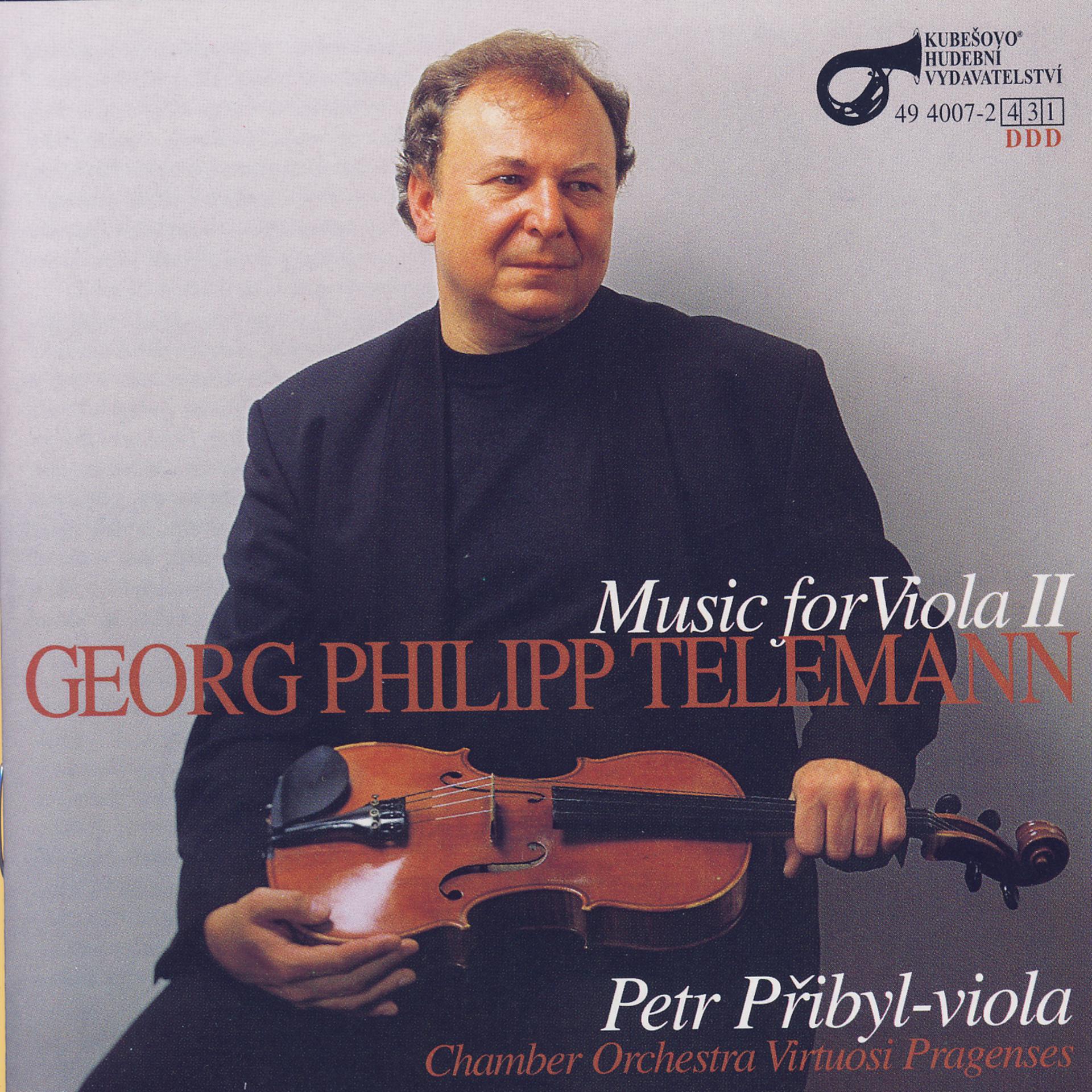 Постер альбома G.P. Telemann: Music For Viola II