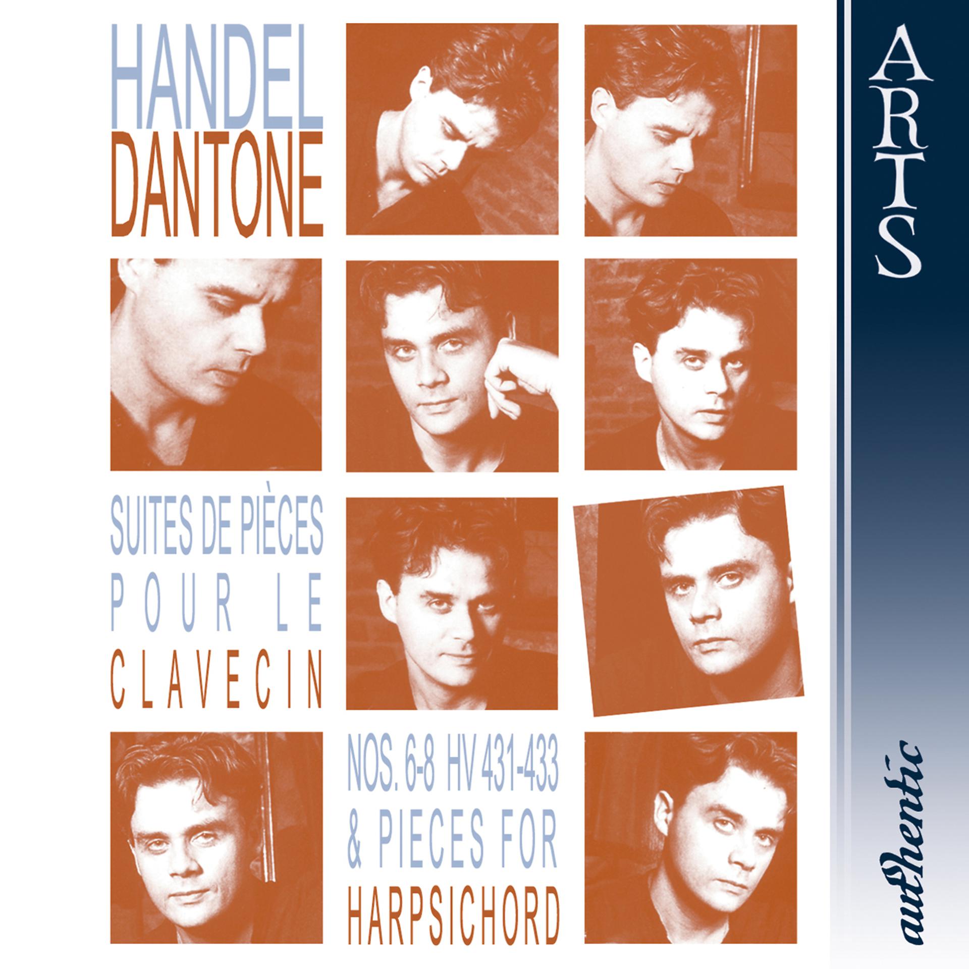 Постер альбома Händel: Suites de Piéces pour le Clavecin Nos. 6-8 HV 431-433 & Pieces for Harpsichord