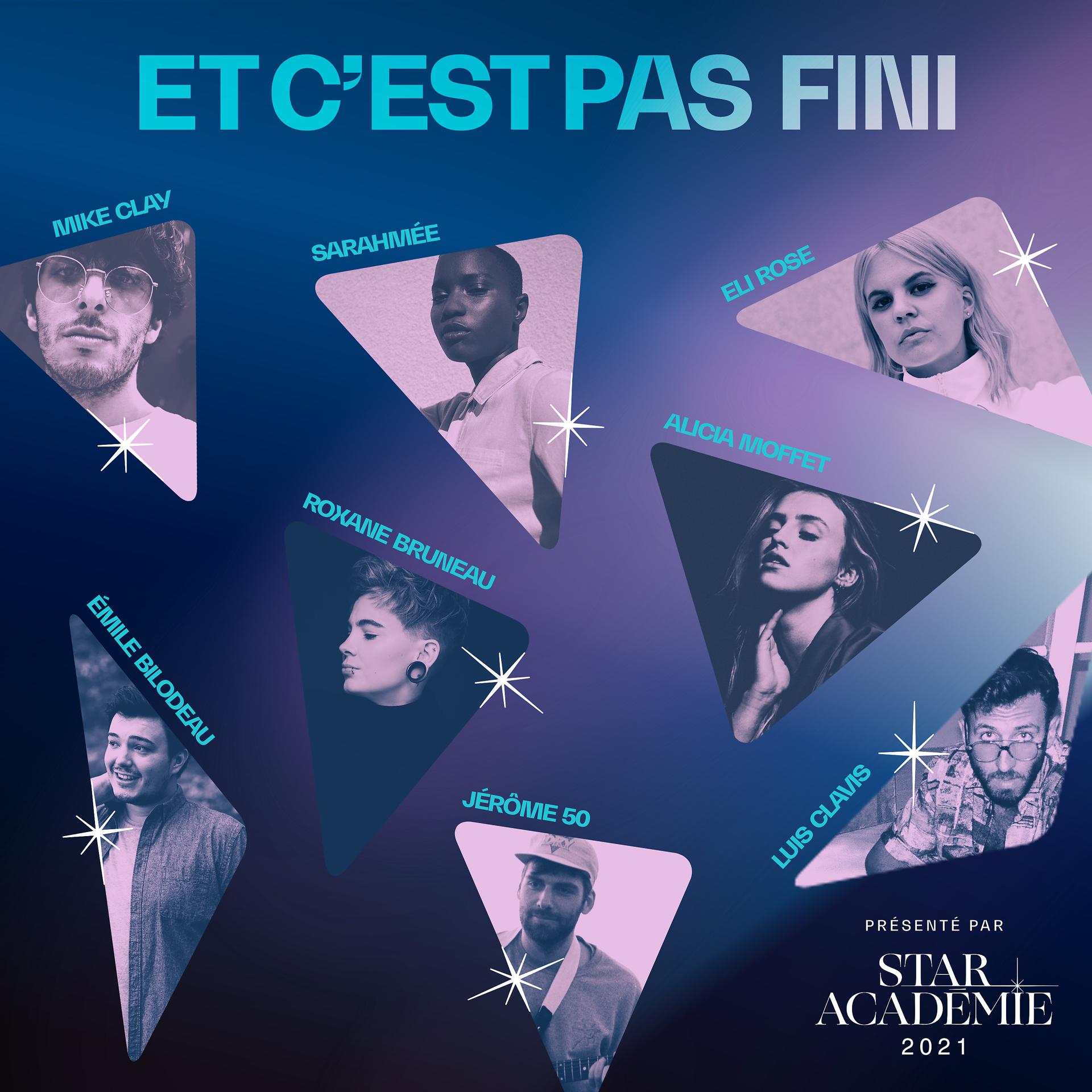 Постер альбома Et c'est pas fini (feat. Alicia Moffet, Eli Rose, Èmile Bilodeau, Jérôme 50, Luis Clavis, Mike Clay, Roxane Bruneau & Sarahmée)