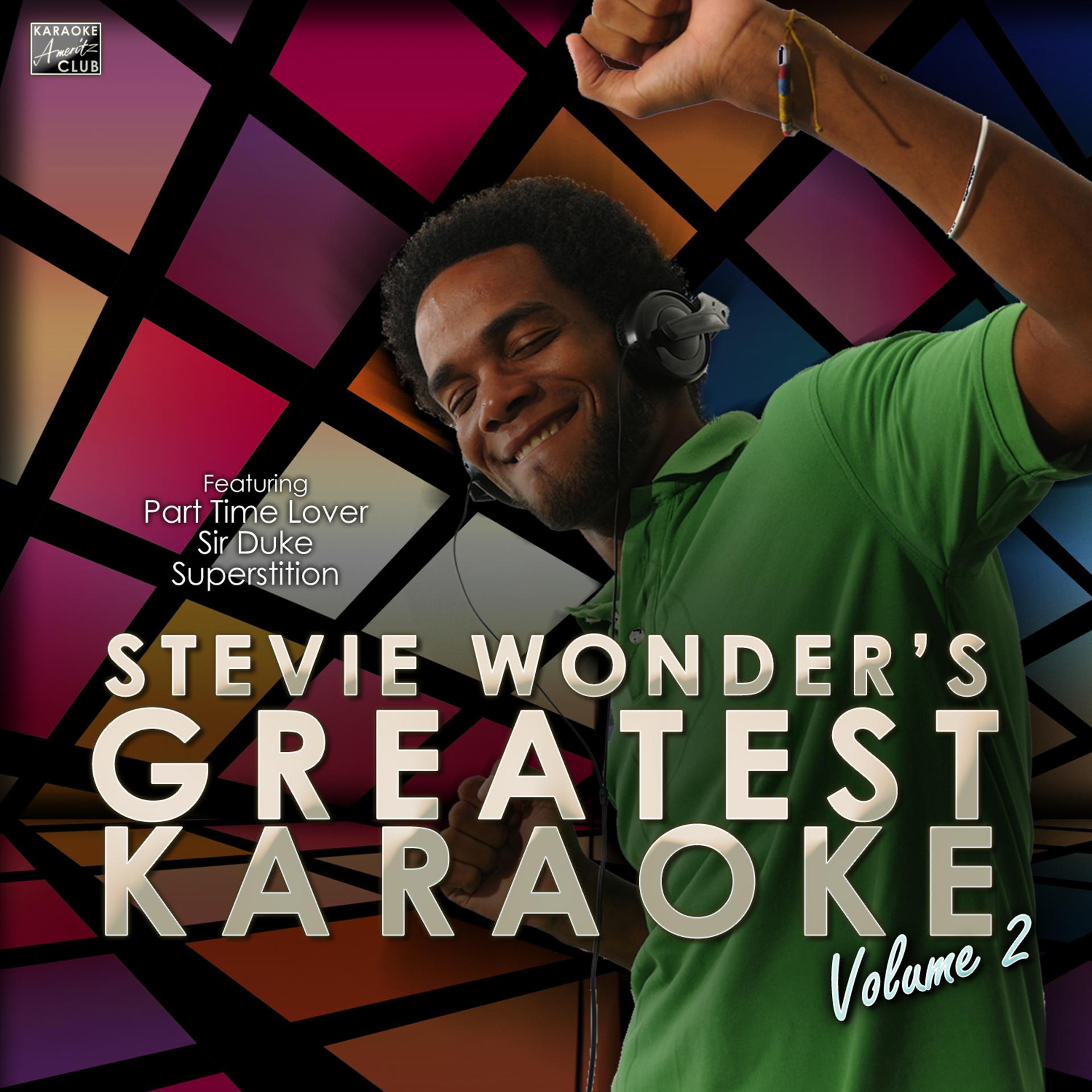 Постер альбома Karaoke - Stevie Wonder's Greatest Vol. 2