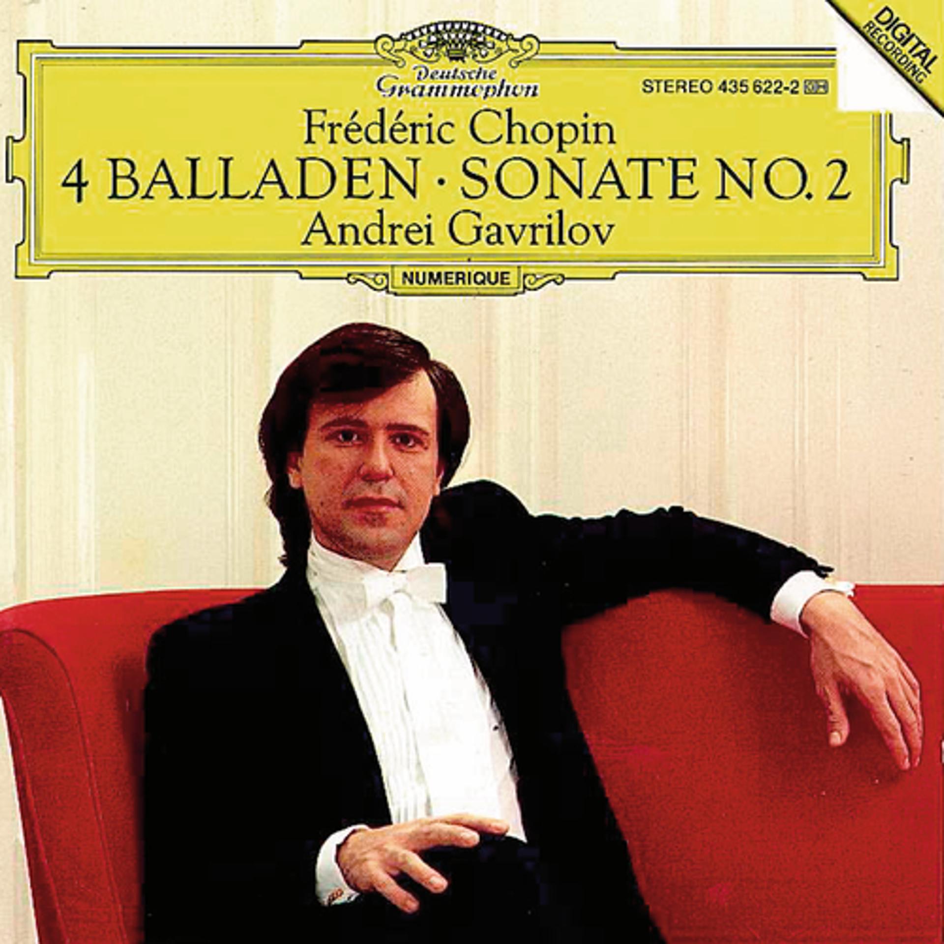 Постер альбома Chopin: 4 Ballades; Piano Sonata No.2