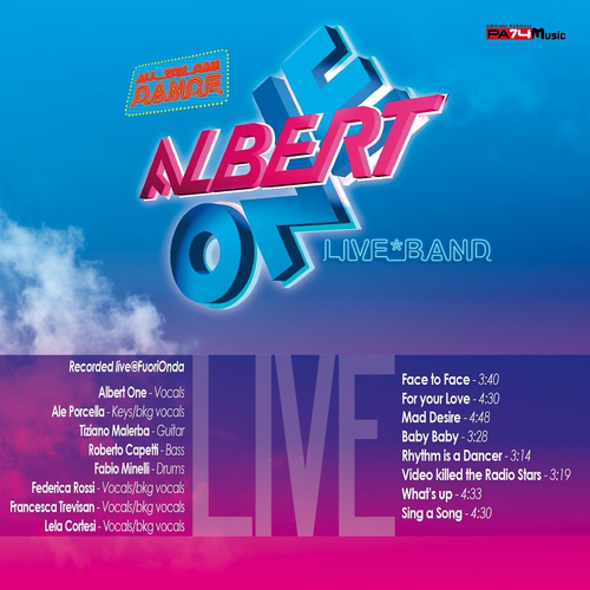 Постер альбома Albert One Live Band: Recorded Live @ Fuorionda